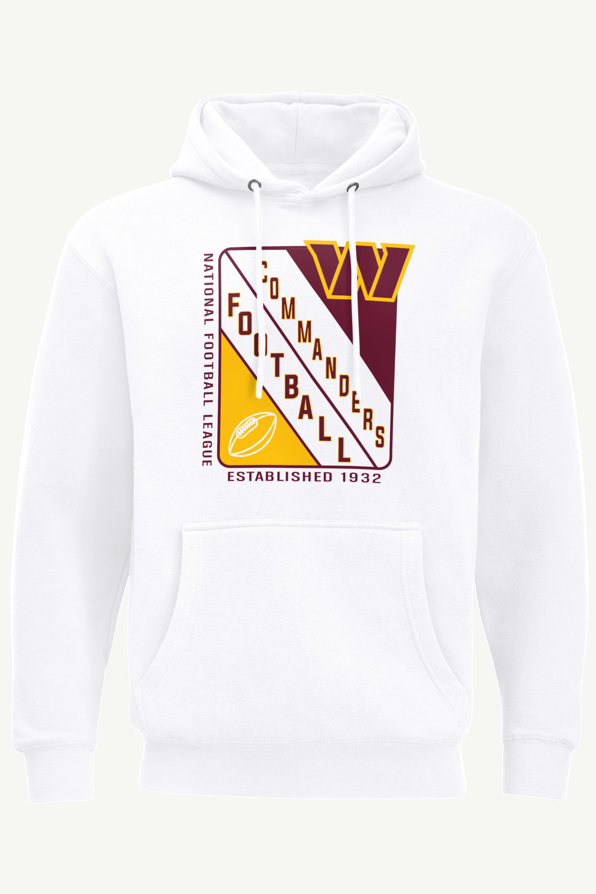 MENS WASHINGTON COMMANDERS SHIELD LOGO HOODIE View 1 | Washington Commanders MENS WASHINGTON COMMANDERS SHIELD LOGO HOODIE View 1 | Washington Commanders