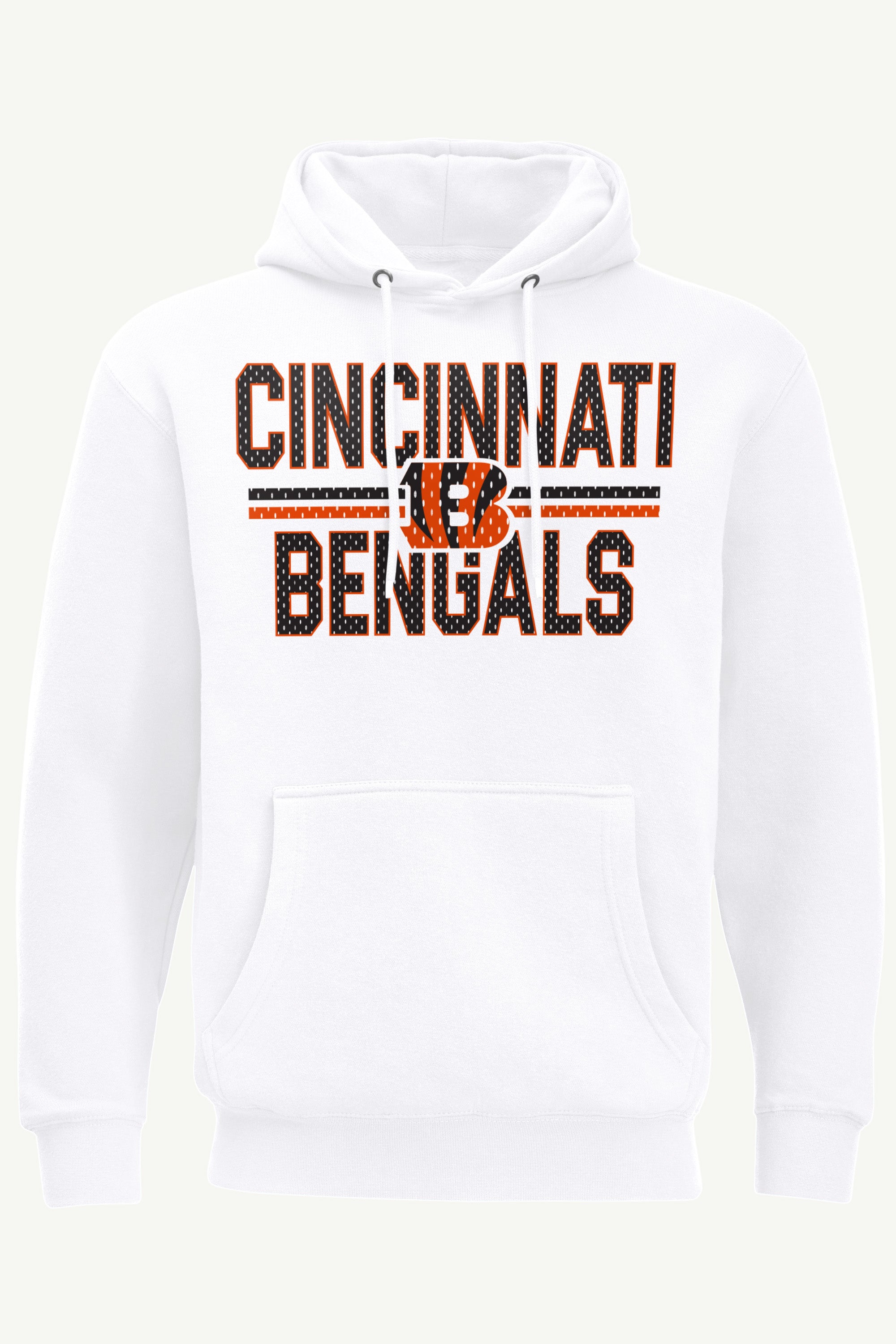 MENS CINCINNATI BENGALS MESH LOOK HOODIE View 1 | NFL MENS CINCINNATI BENGALS MESH LOOK HOODIE View 1 | NFL