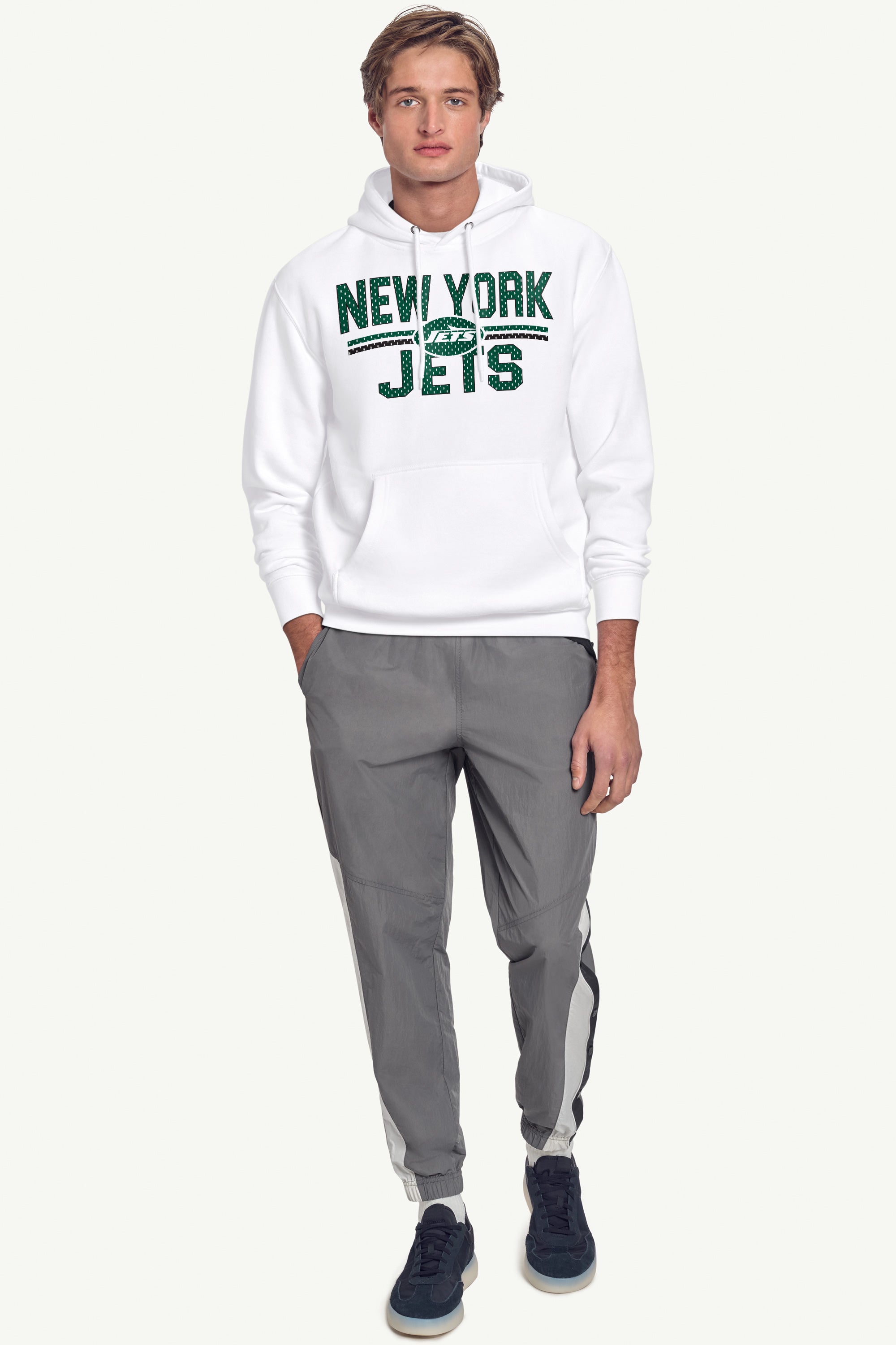 MENS NEW YORK JETS MESH LOOK HOODIE View 2 | New York Jets MENS NEW YORK JETS MESH LOOK HOODIE View 2 | New York Jets