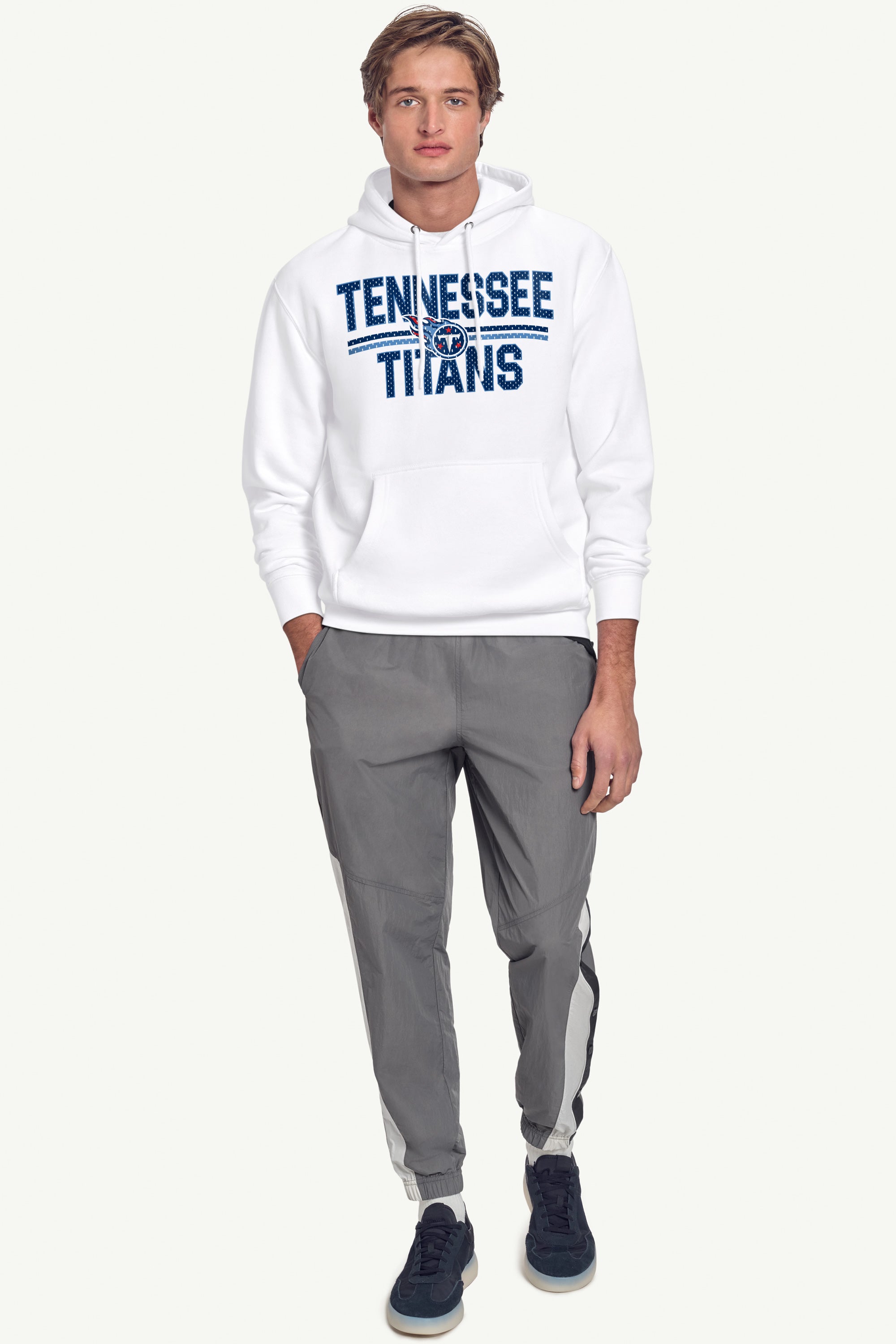 MENS TENNESSEE TITANS MESH LOOK HOODIE View 2 | Tennessee Titans MENS TENNESSEE TITANS MESH LOOK HOODIE View 2 | Tennessee Titans