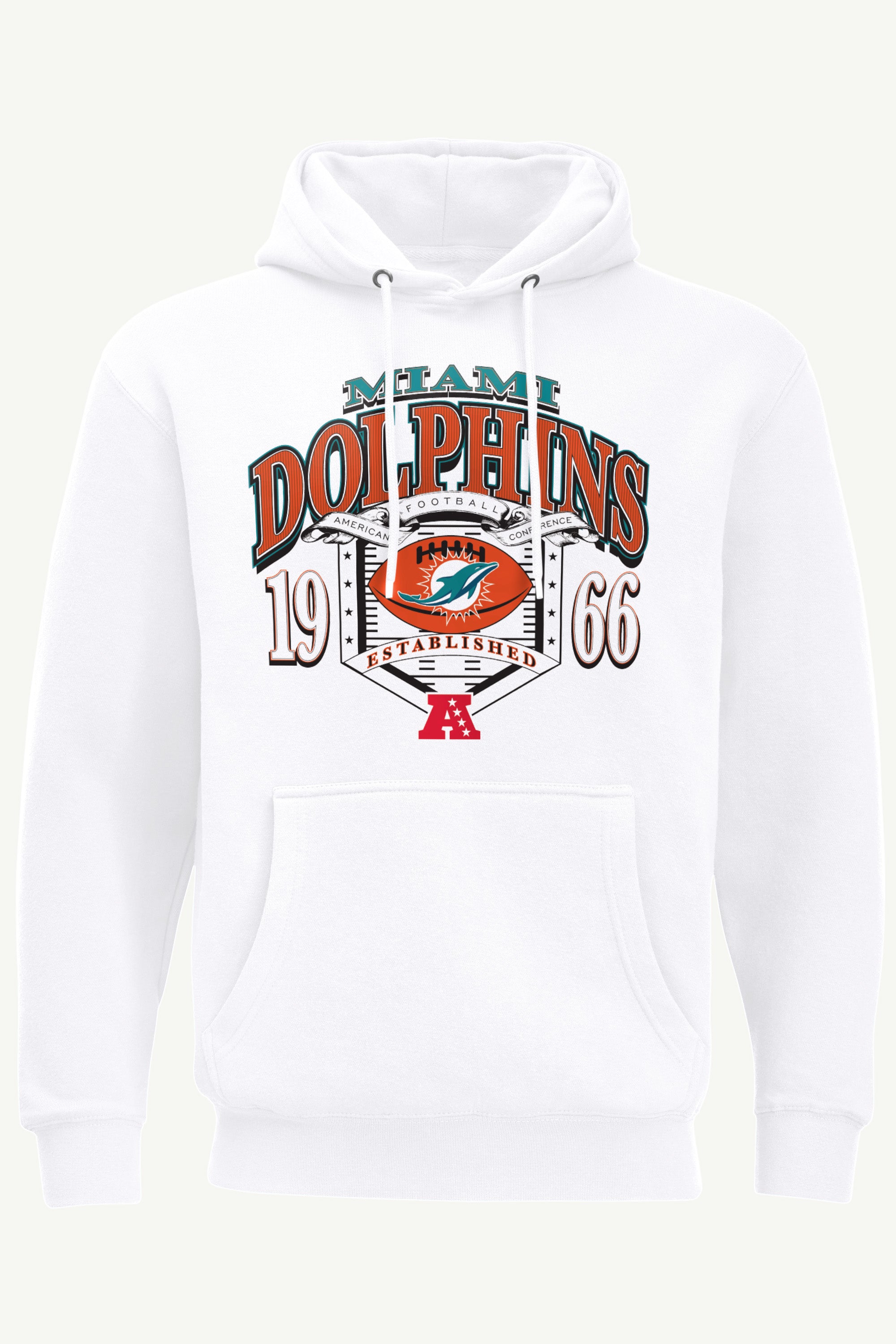 MENS MIAMI DOLPHINS 80s INSPIRED FIELD HOODIE View 1 | NFL MENS MIAMI DOLPHINS 80s INSPIRED FIELD HOODIE View 1 | NFL