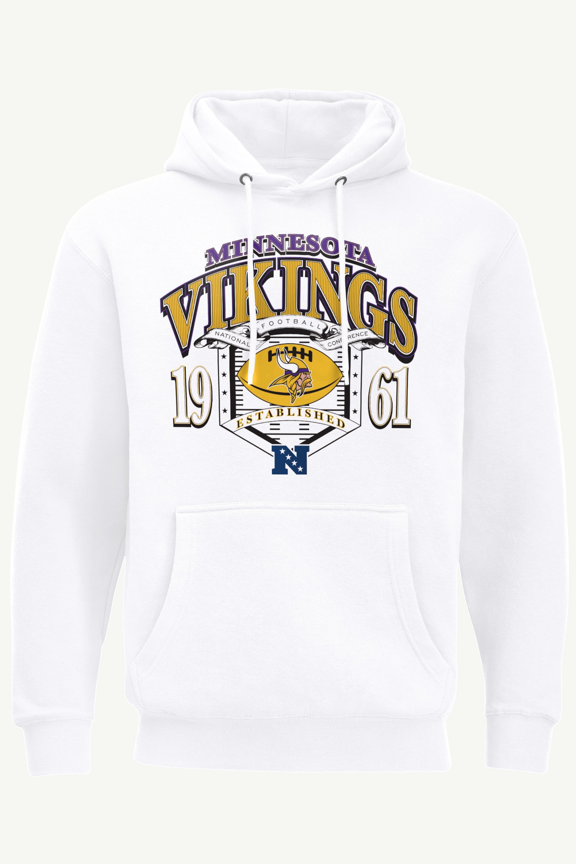 MENS MINNESOTA VIKINGS 80s INSPIRED FIELD HOODIE View 1 | Minnesota Vikings MENS MINNESOTA VIKINGS 80s INSPIRED FIELD HOODIE View 1 | Minnesota Vikings