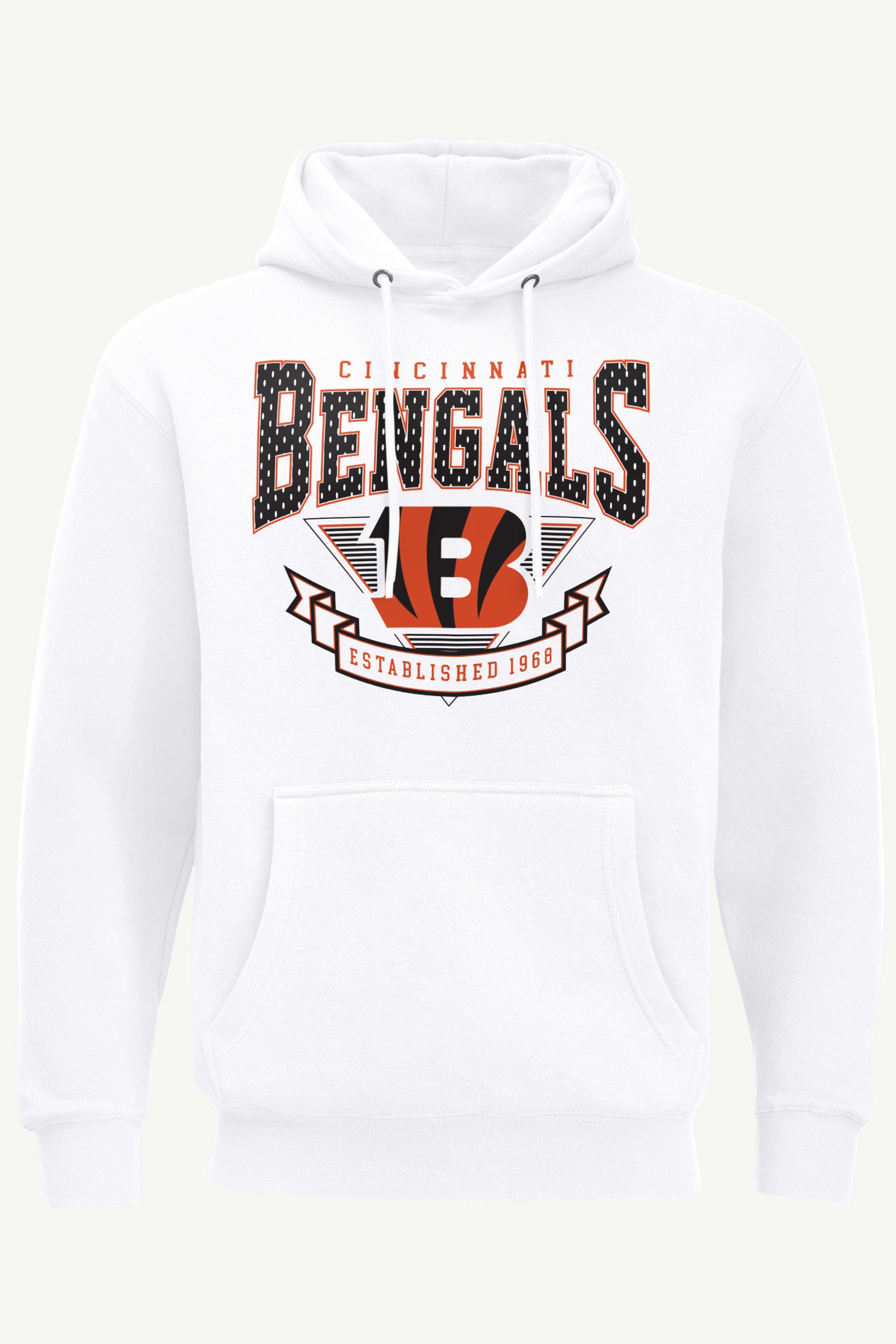 MENS CINCINNATI BENGALS 80's INSPIRED HOODIE View 1 | Cincinnati Bengals MENS CINCINNATI BENGALS 80's INSPIRED HOODIE View 1 | Cincinnati Bengals