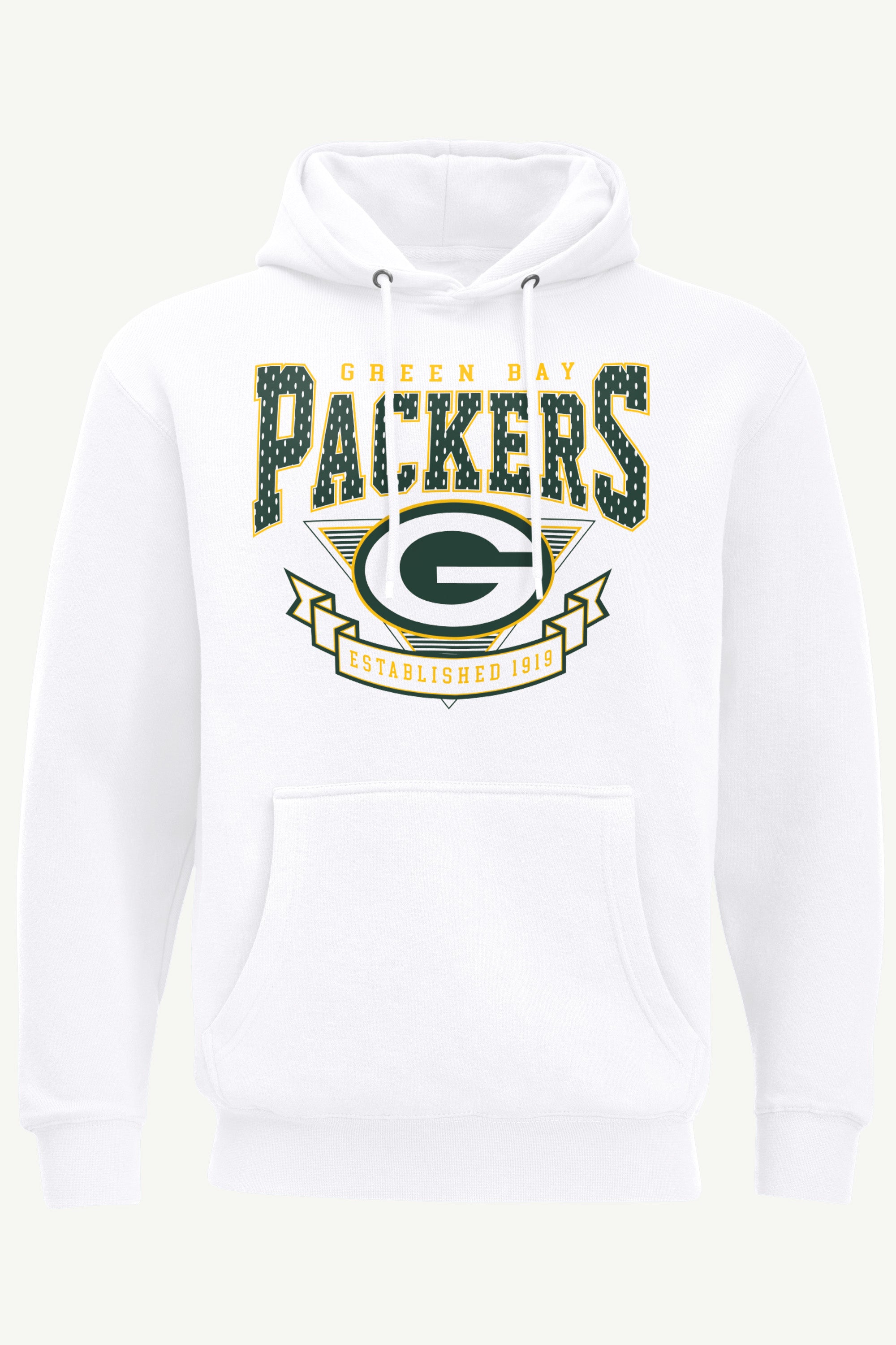MENS GREEN BAY PACKERS 80's INSPIRED HOODIE View 1 | Green Bay Packers MENS GREEN BAY PACKERS 80's INSPIRED HOODIE View 1 | Green Bay Packers