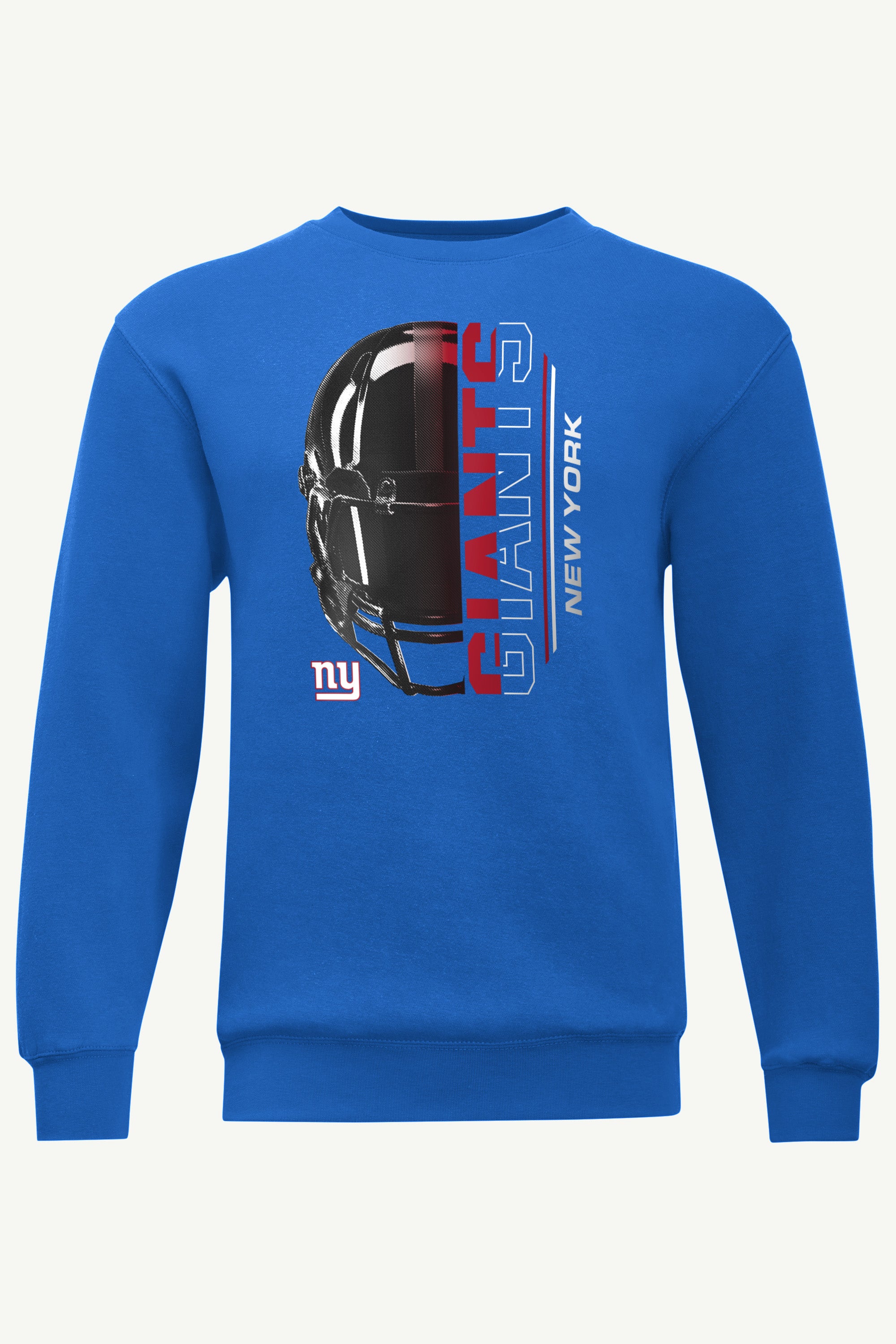 MENS NEW YORK GIANTS HALF HELMET SWEATSHIRT View 1 MENS NEW YORK GIANTS HALF HELMET SWEATSHIRT View 1