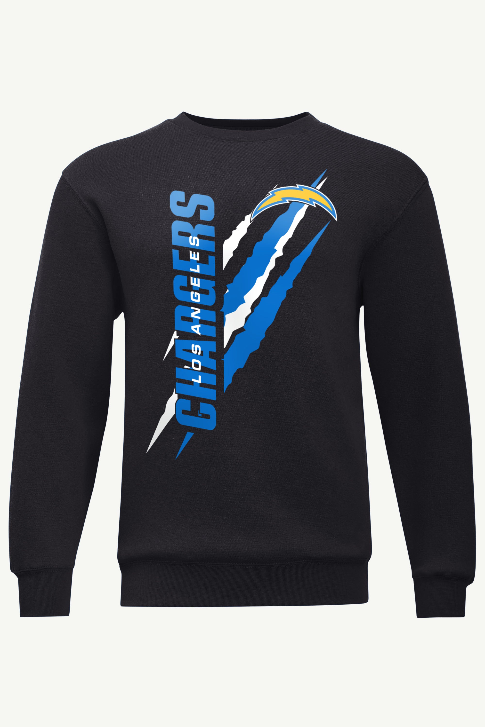 MENS LOS ANGELES CHARGERS COLOR SCRATCH SWEATSHIRT View 1 MENS LOS ANGELES CHARGERS COLOR SCRATCH SWEATSHIRT View 1