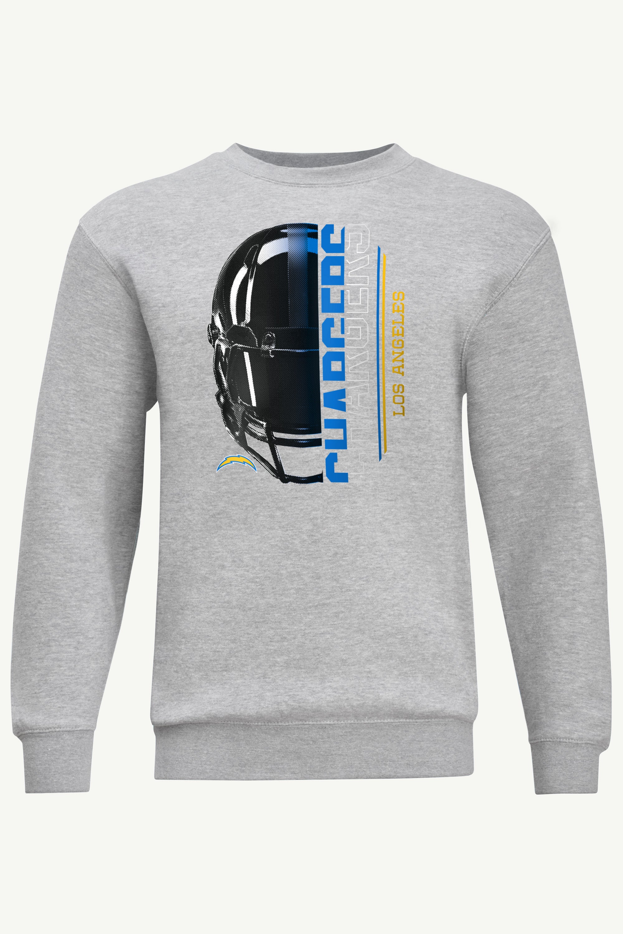 MENS LOS ANGELES CHARGERS HALF HELMET SWEATSHIRT View 1 MENS LOS ANGELES CHARGERS HALF HELMET SWEATSHIRT View 1
