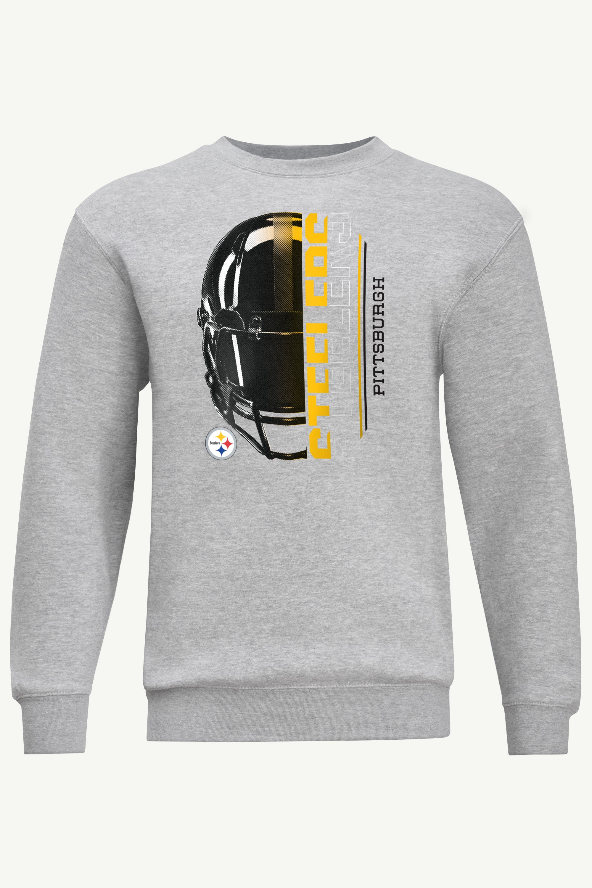 MENS PITTSBURGH STEELERS HALF HELMET SWEATSHIRT View 1 | Pittsburgh Steelers MENS PITTSBURGH STEELERS HALF HELMET SWEATSHIRT View 1 | Pittsburgh Steelers