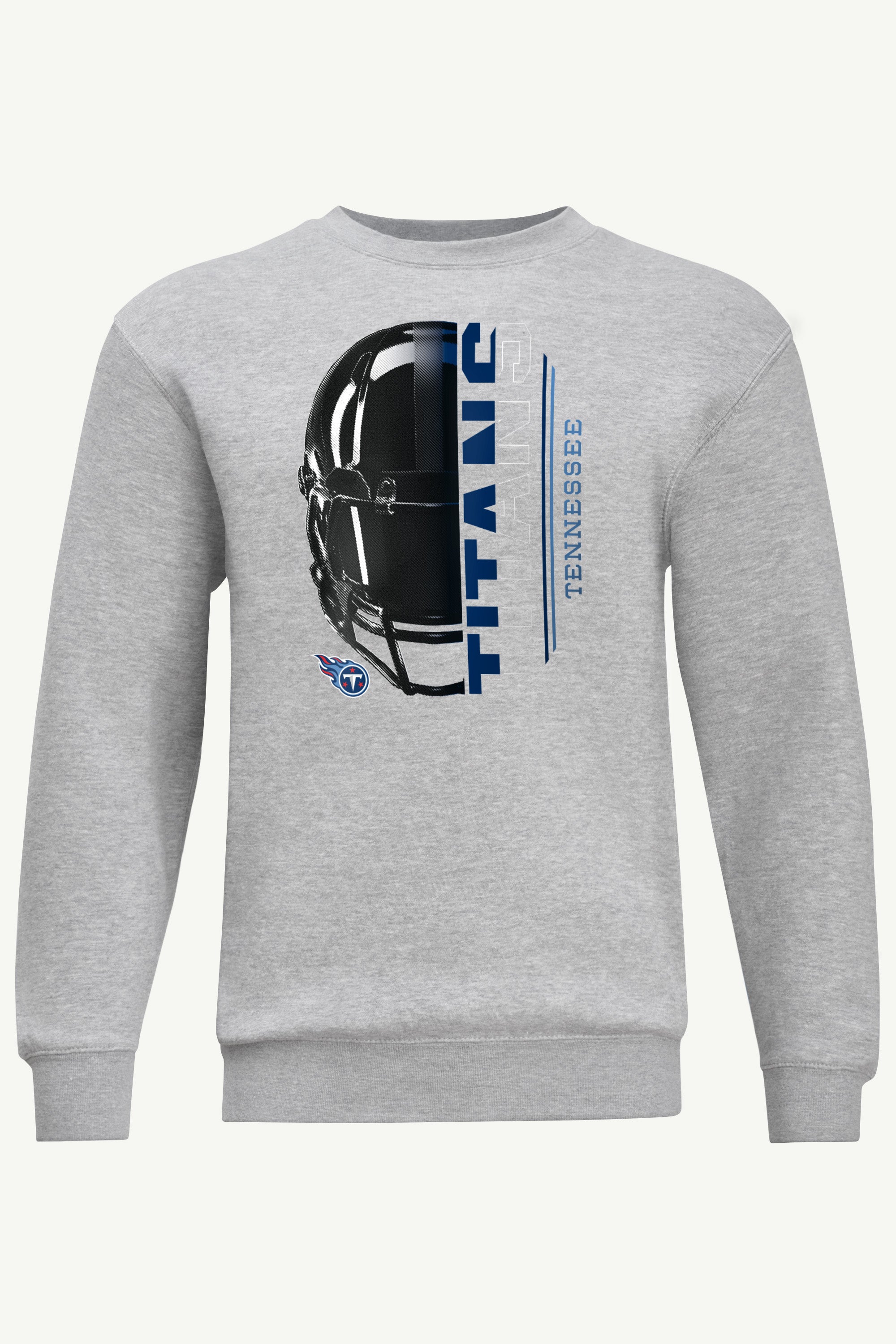 MENS TENNESSEE TITANS HALF HELMET SWEATSHIRT View 1 | Tennessee Titans MENS TENNESSEE TITANS HALF HELMET SWEATSHIRT View 1 | Tennessee Titans