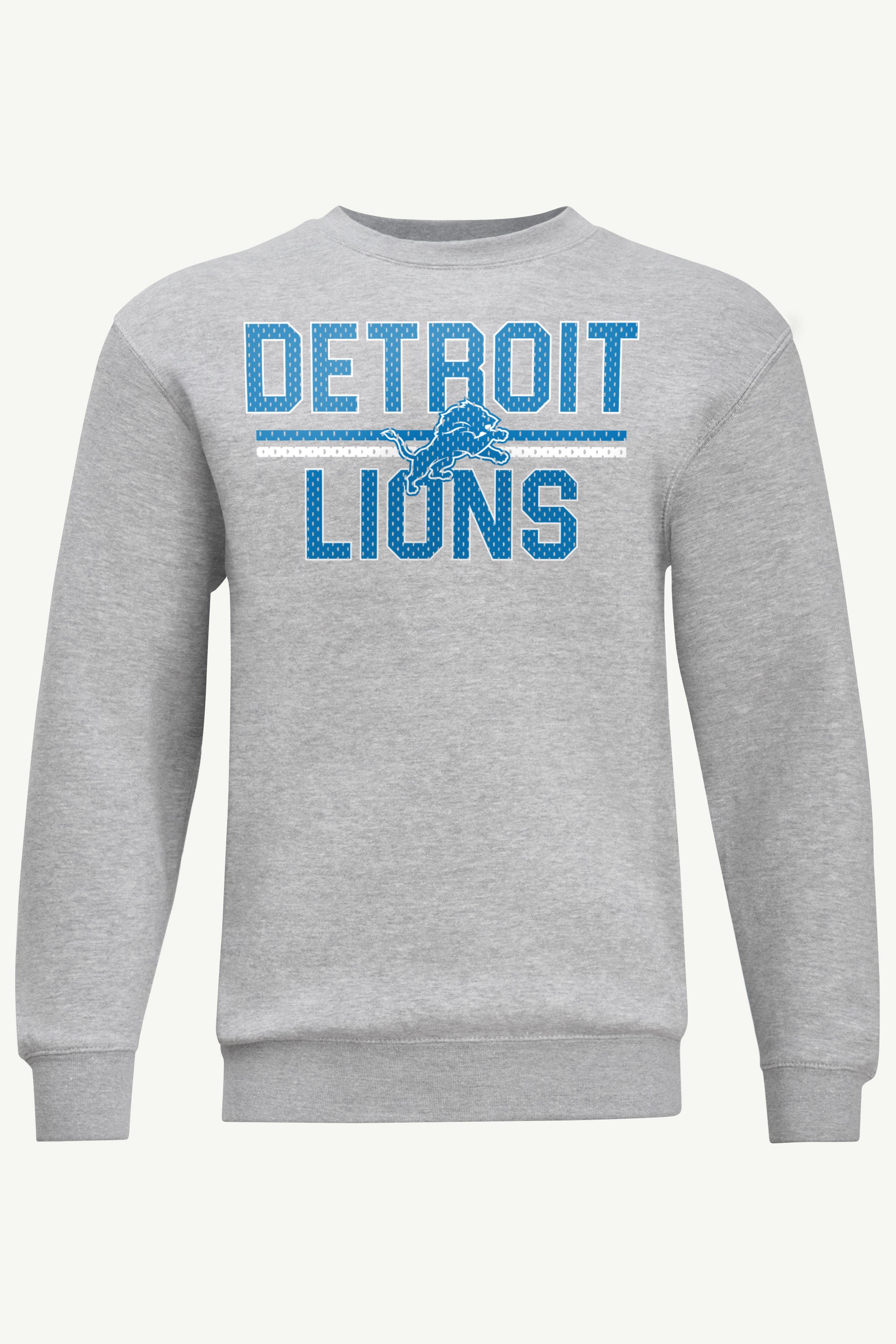 MENS DETROIT LIONS MESH LOOK SWEATSHIRT View 1 MENS DETROIT LIONS MESH LOOK SWEATSHIRT View 1
