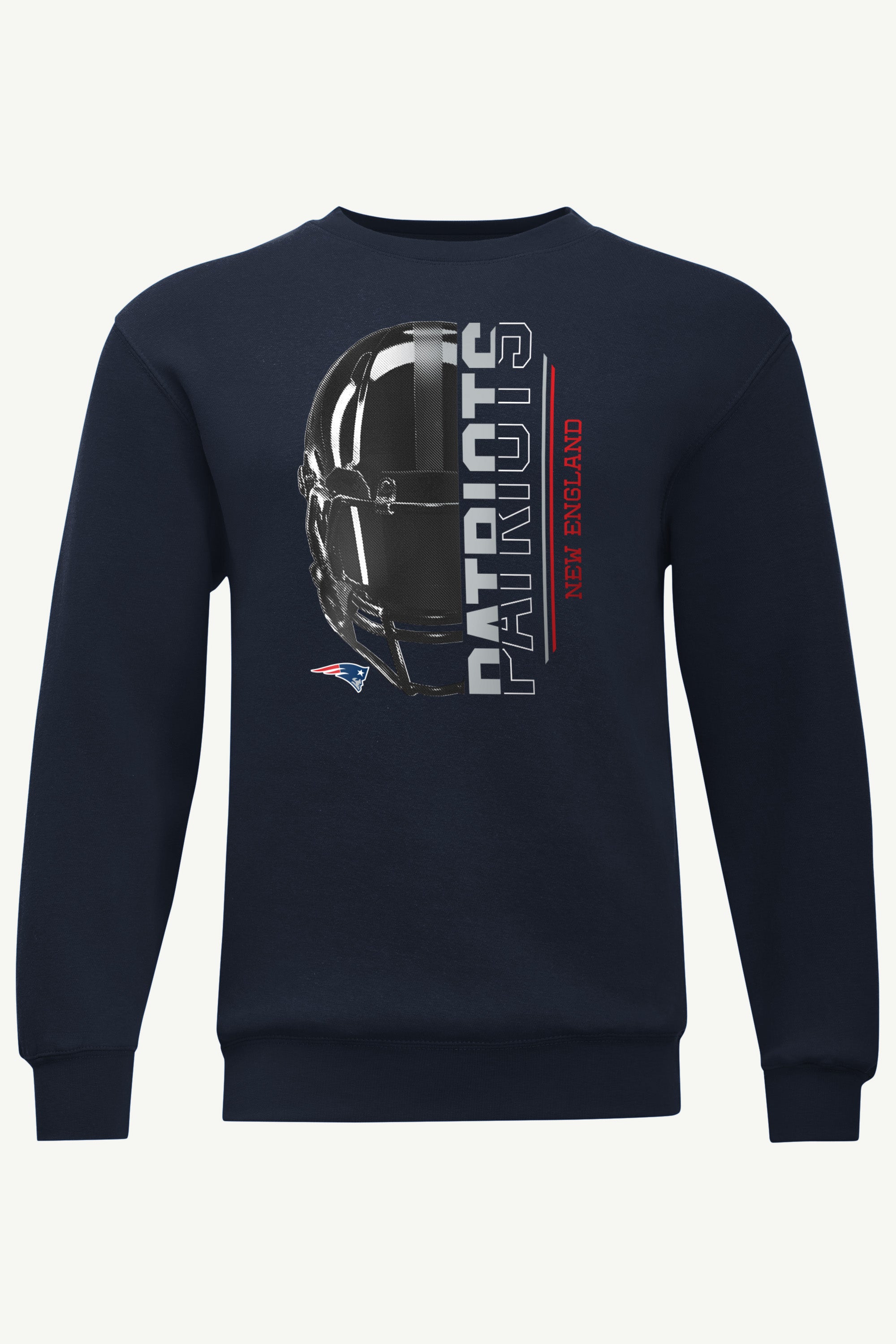 MENS NEW ENGLAND PATRIOTS HALF HELMET SWEATSHIRT View 1 | DTG MENS NEW ENGLAND PATRIOTS HALF HELMET SWEATSHIRT View 1 | DTG