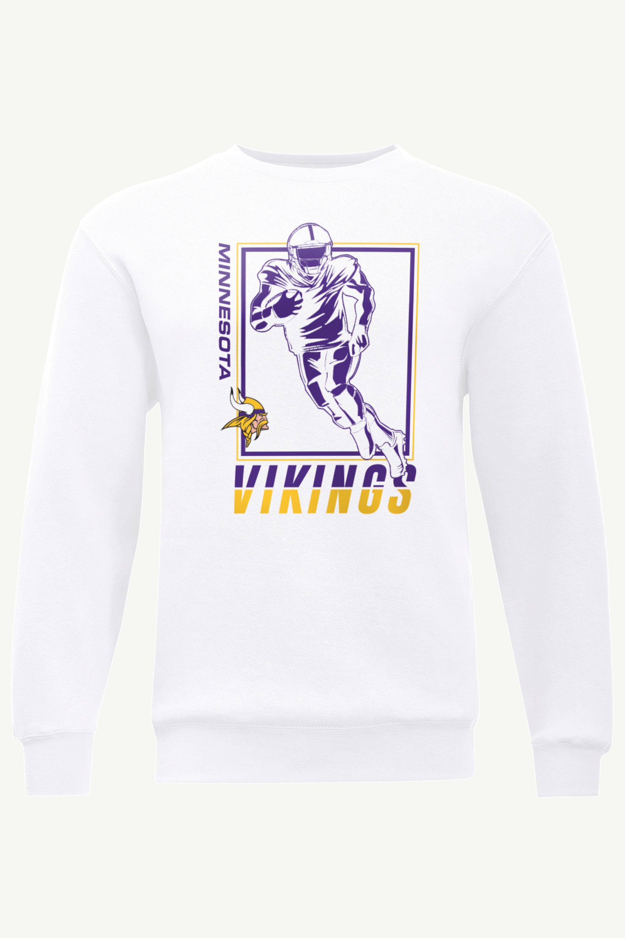 MENS MINNESOTA VIKINGS PLAYER GRID SWEATSHIRT View 1 MENS MINNESOTA VIKINGS PLAYER GRID SWEATSHIRT View 1
