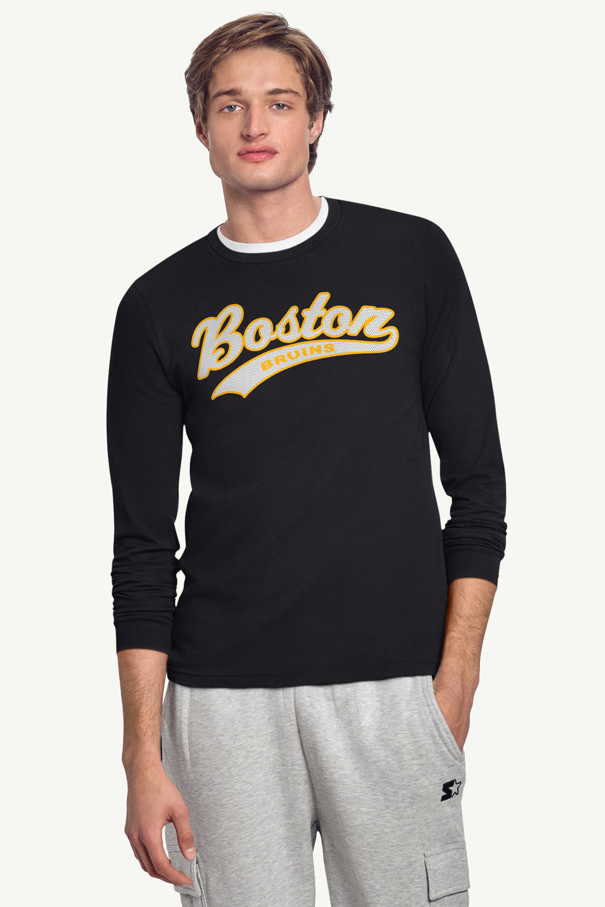MENS BOSTON BRUINS TAILSWEEP LONG SLEEVE T SHIRT View 5 | Men's T-Shirts MENS BOSTON BRUINS TAILSWEEP LONG SLEEVE T SHIRT View 5 | Men's T-Shirts