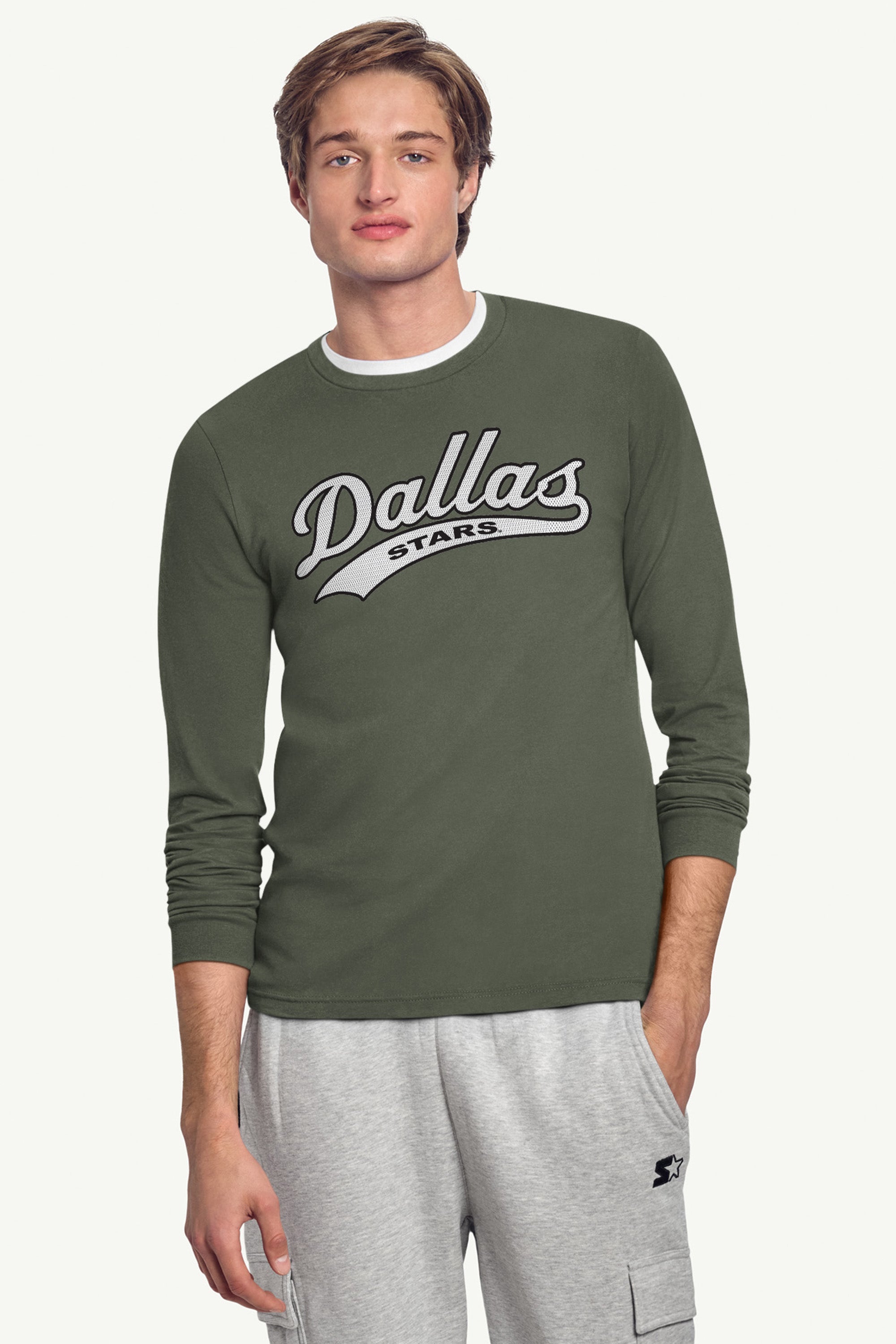 MENS DALLAS STARS TAILSWEEP LONG SLEEVE T SHIRT View 3 | Men's T-Shirts MENS DALLAS STARS TAILSWEEP LONG SLEEVE T SHIRT View 3 | Men's T-Shirts