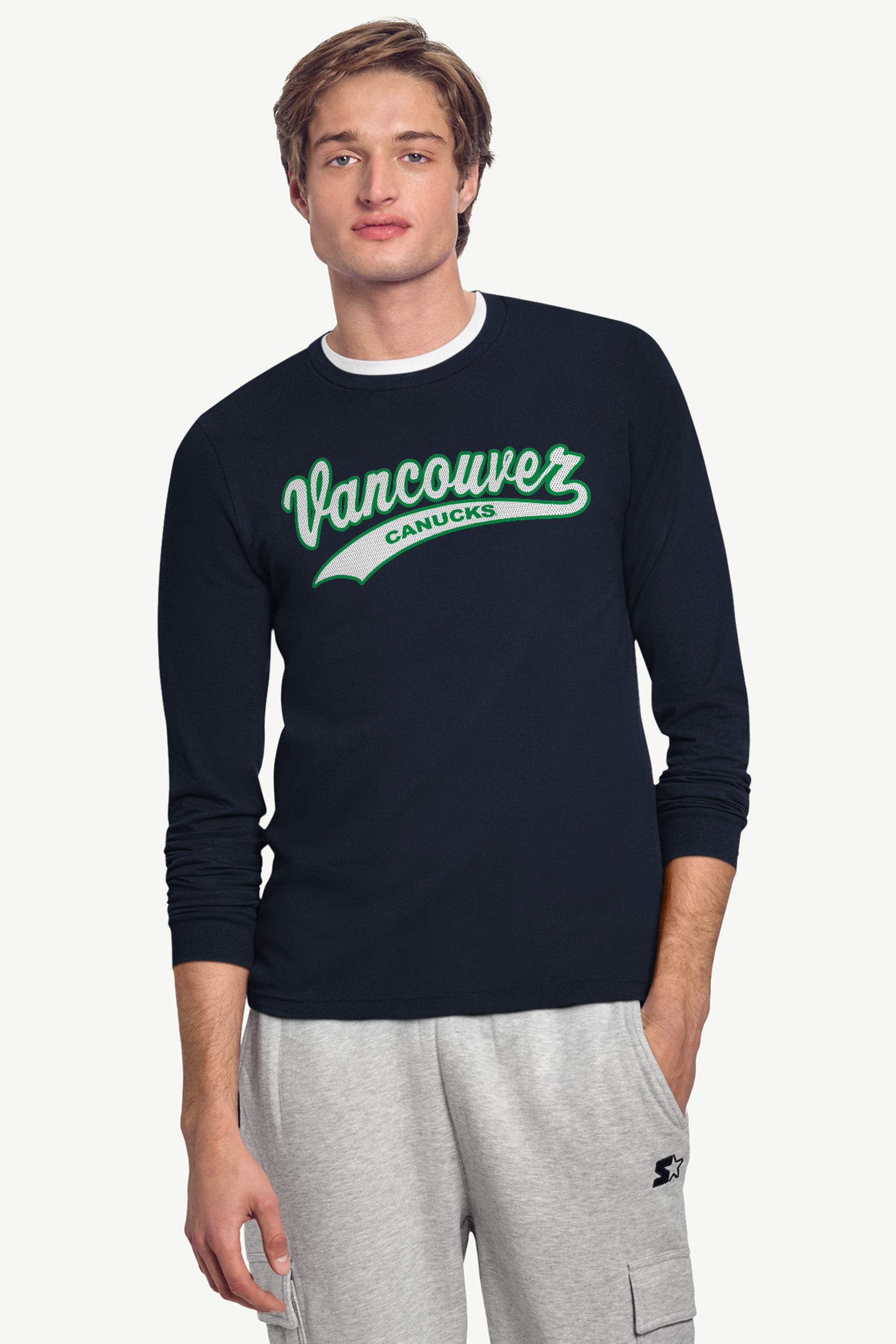 MENS VANCOUVER CANUCKS TAILSWEEP LONG SLEEVE T SHIRT View 5 | Men's T-Shirts MENS VANCOUVER CANUCKS TAILSWEEP LONG SLEEVE T SHIRT View 5 | Men's T-Shirts