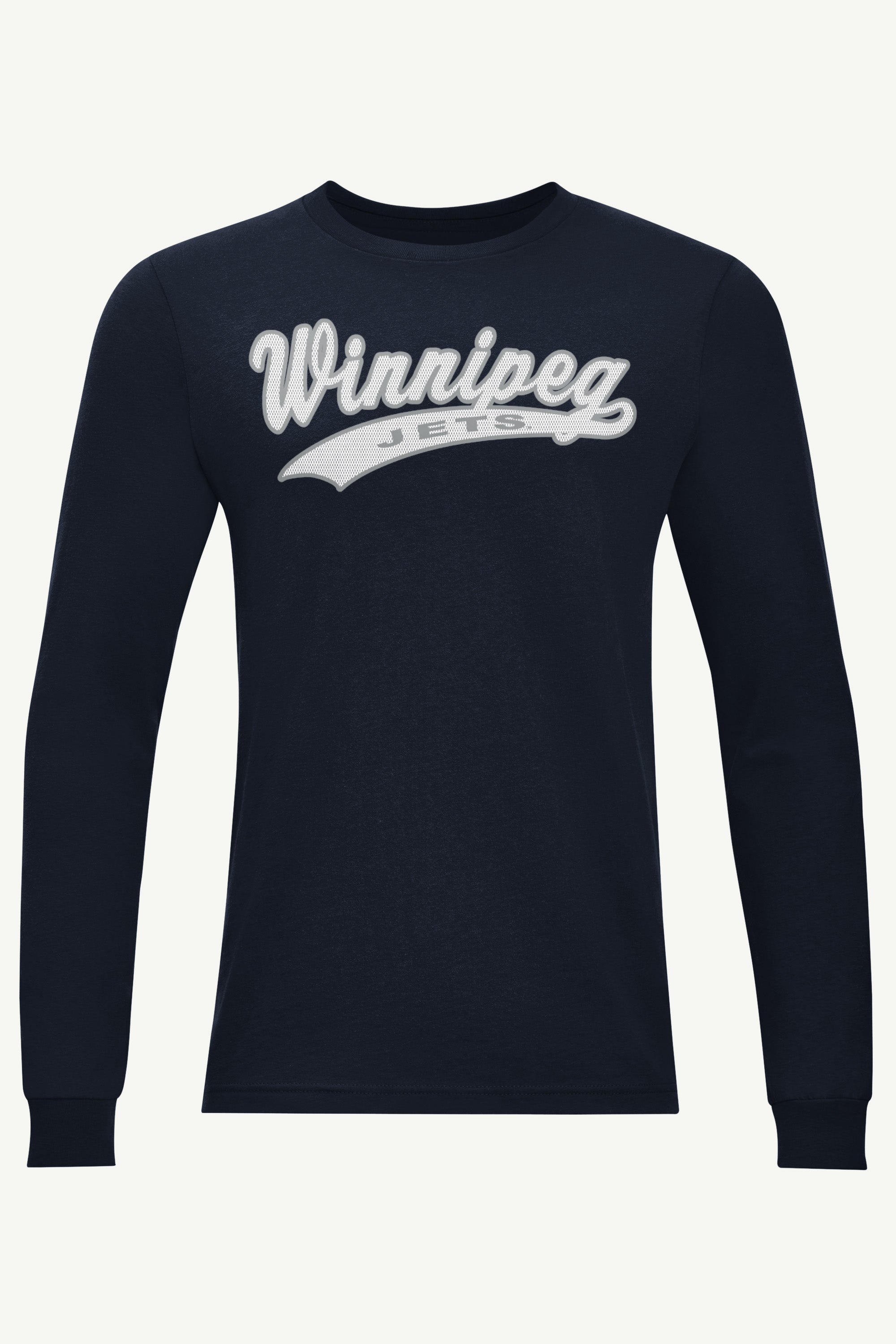 MENS WINNIPEG JETS TAILSWEEP LONG SLEEVE T SHIRT View 1 | Winnipeg Jets MENS WINNIPEG JETS TAILSWEEP LONG SLEEVE T SHIRT View 1 | Winnipeg Jets