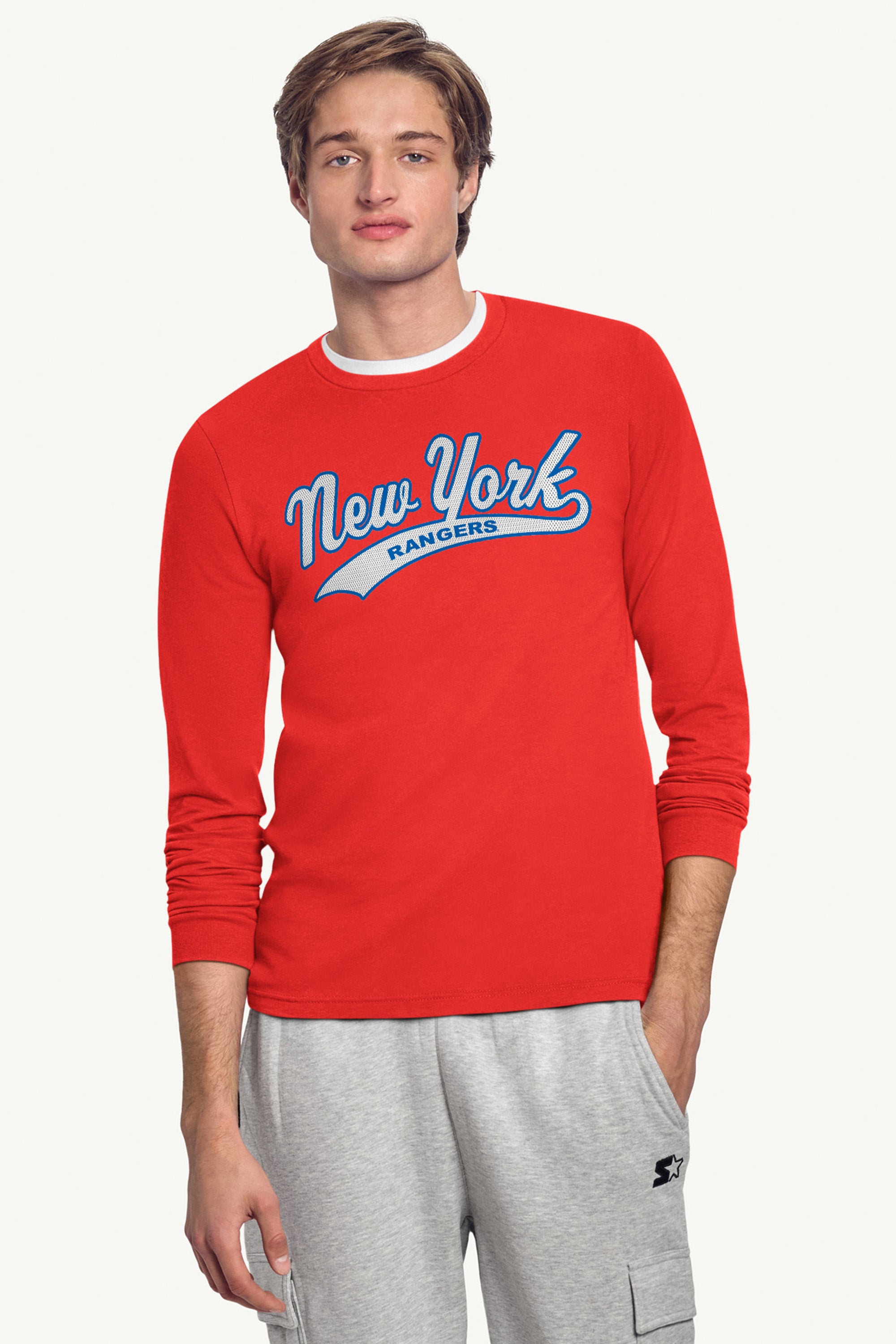 MENS NEW YORK RANGERS TAILSWEEP LONG SLEEVE T SHIRT View 4 | Men's T-Shirts MENS NEW YORK RANGERS TAILSWEEP LONG SLEEVE T SHIRT View 4 | Men's T-Shirts