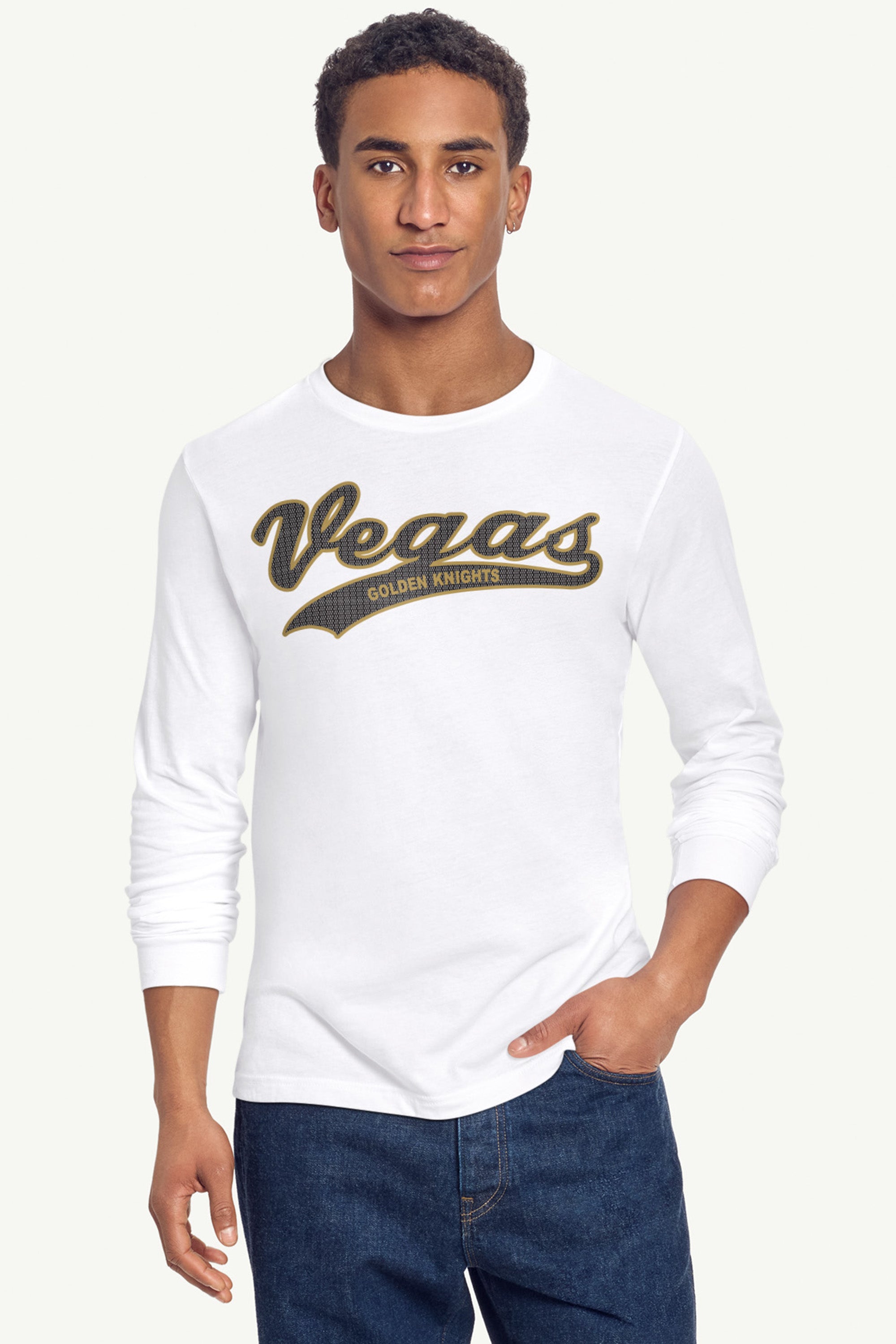 MENS LAS VEGAS GOLDEN KNIGHTS TAILSWEEP LONG SLEEVE T SHIRT View 5 | Vegas Golden Knights MENS LAS VEGAS GOLDEN KNIGHTS TAILSWEEP LONG SLEEVE T SHIRT View 5 | Vegas Golden Knights