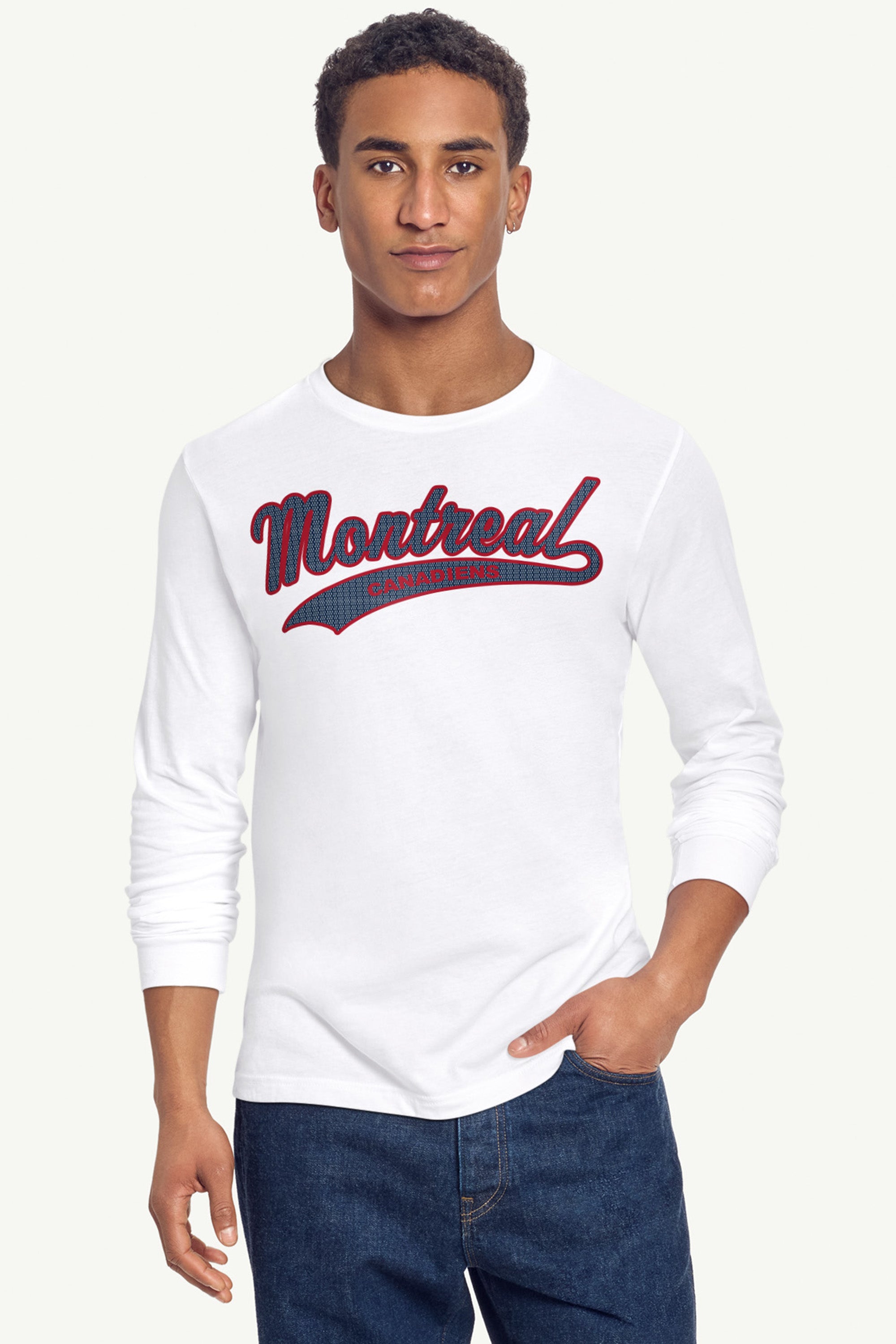 MENS MONTREAL CANADIENS TAILSWEEP LONG SLEEVE T SHIRT View 4 | Montreal Canadiens MENS MONTREAL CANADIENS TAILSWEEP LONG SLEEVE T SHIRT View 4 | Montreal Canadiens