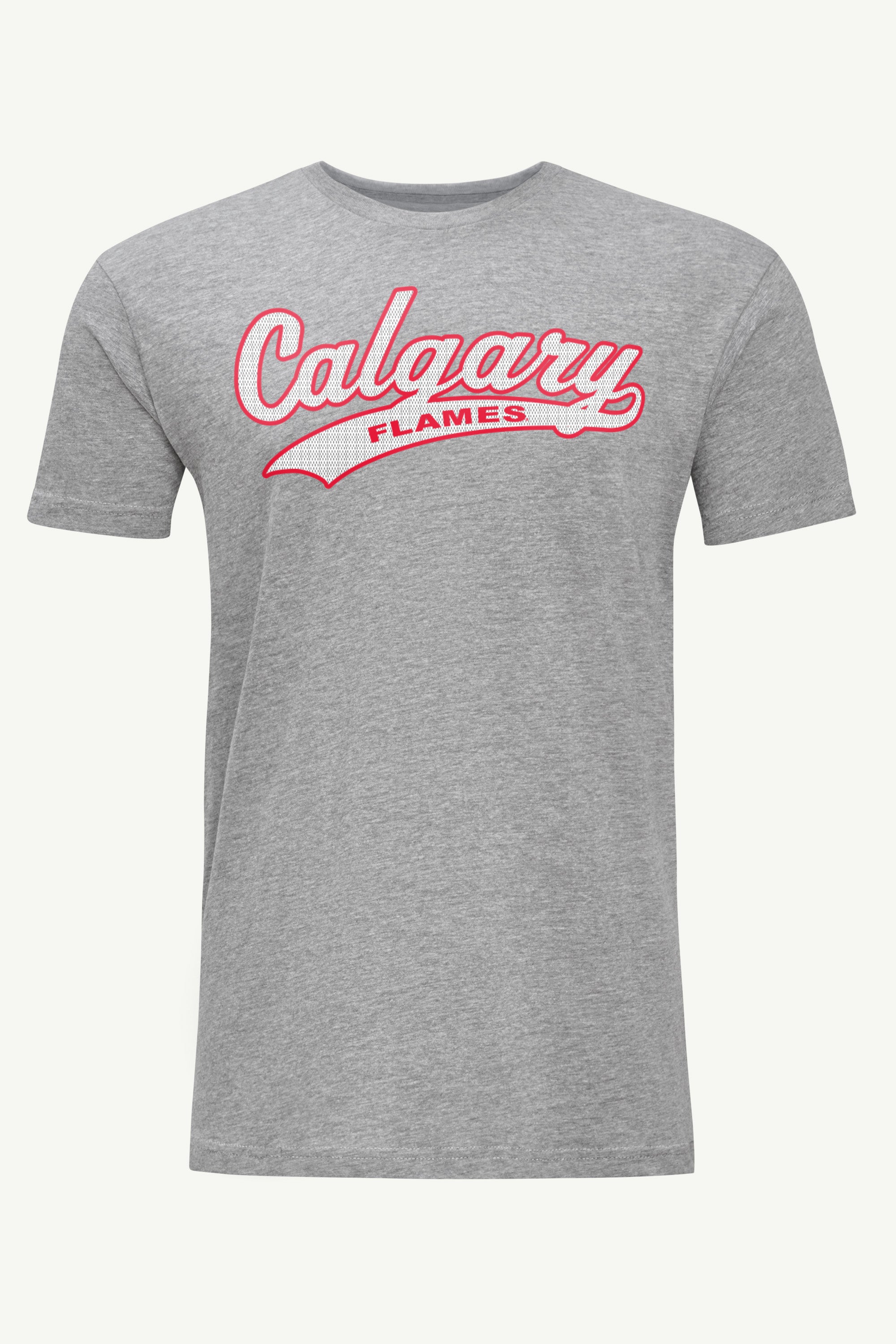 MENS CALGARY FLAMES TAILSWEEP T SHIRT View 1 MENS CALGARY FLAMES TAILSWEEP T SHIRT View 1