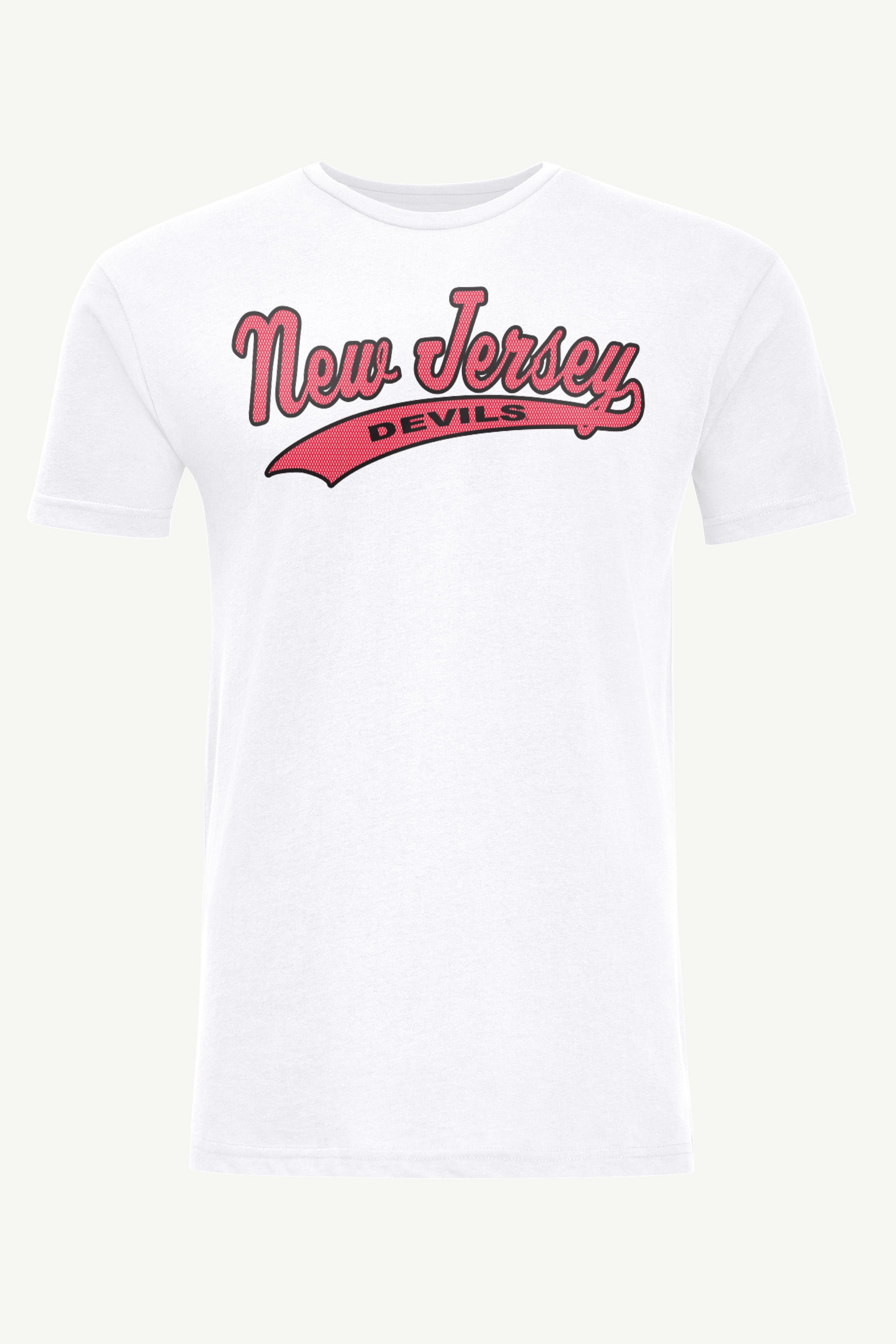 MENS NEW JERSEY DEVILS TAILSWEEP T SHIRT View 1 MENS NEW JERSEY DEVILS TAILSWEEP T SHIRT View 1