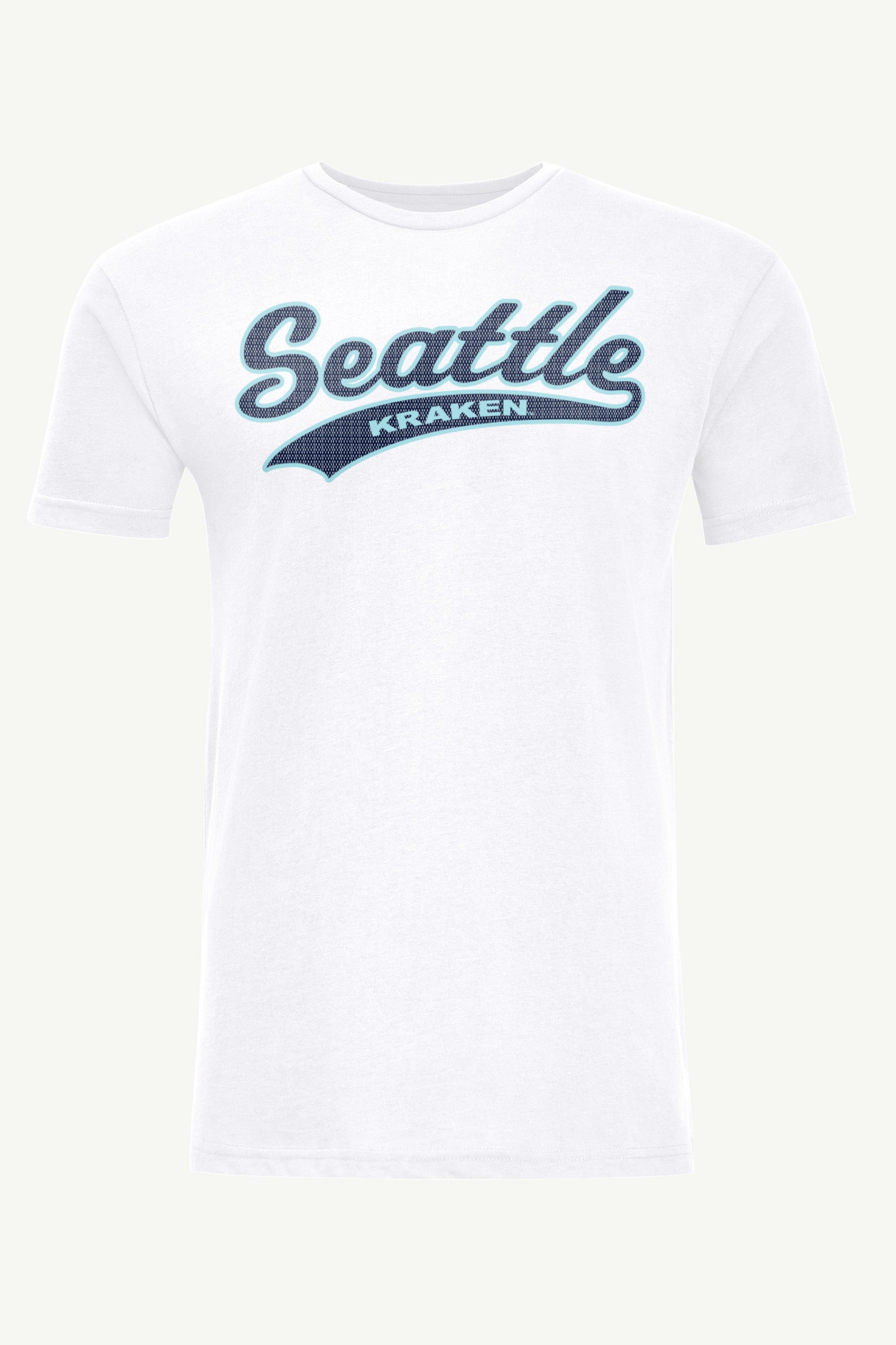 MENS SEATTLE KRAKEN TAILSWEEP T SHIRT View 1 | Seattle Kraken MENS SEATTLE KRAKEN TAILSWEEP T SHIRT View 1 | Seattle Kraken