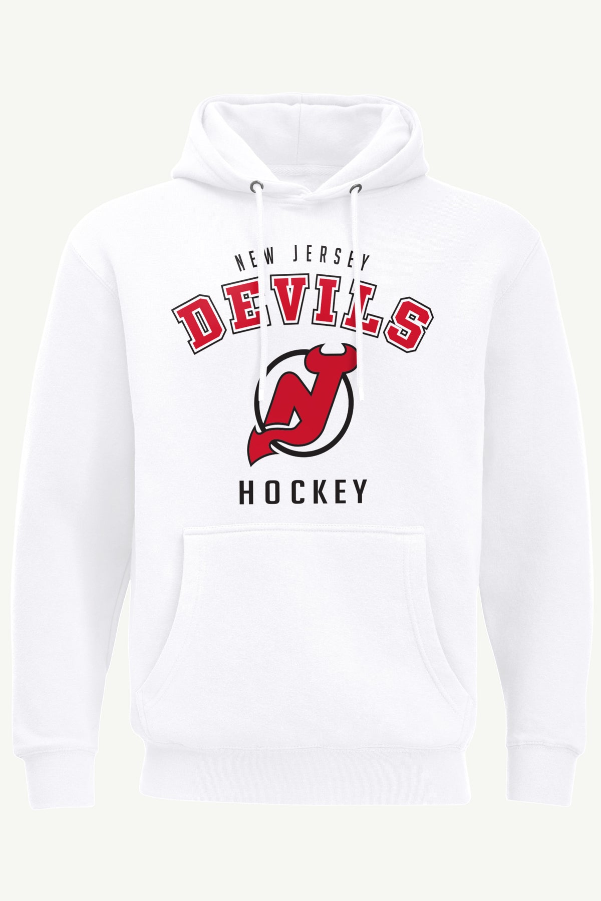Sweat à Capuche New Jersey Devils NHL - Taille XL, Noir/gris, Occasion, Marque Majestic