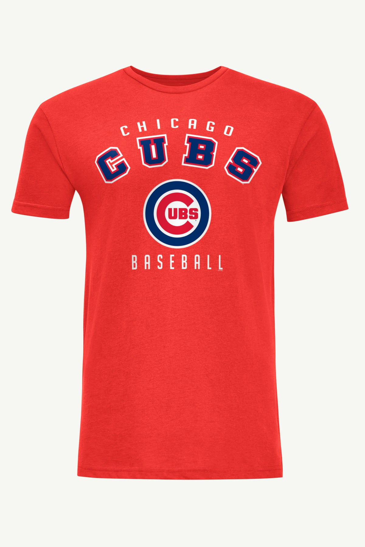 Chicago Cubs, Tees & Hoodies Men's Chicago Cubs Graphic T-Shirt in Red