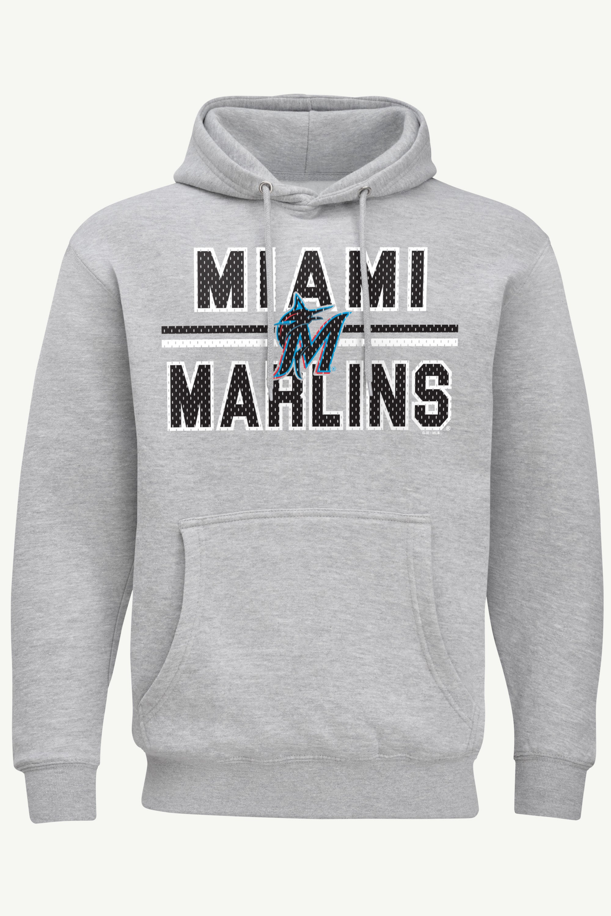 MENS MIAMI MARLINS MESH LOOK HOODIE View 1 | Miami Marlins MENS MIAMI MARLINS MESH LOOK HOODIE View 1 | Miami Marlins
