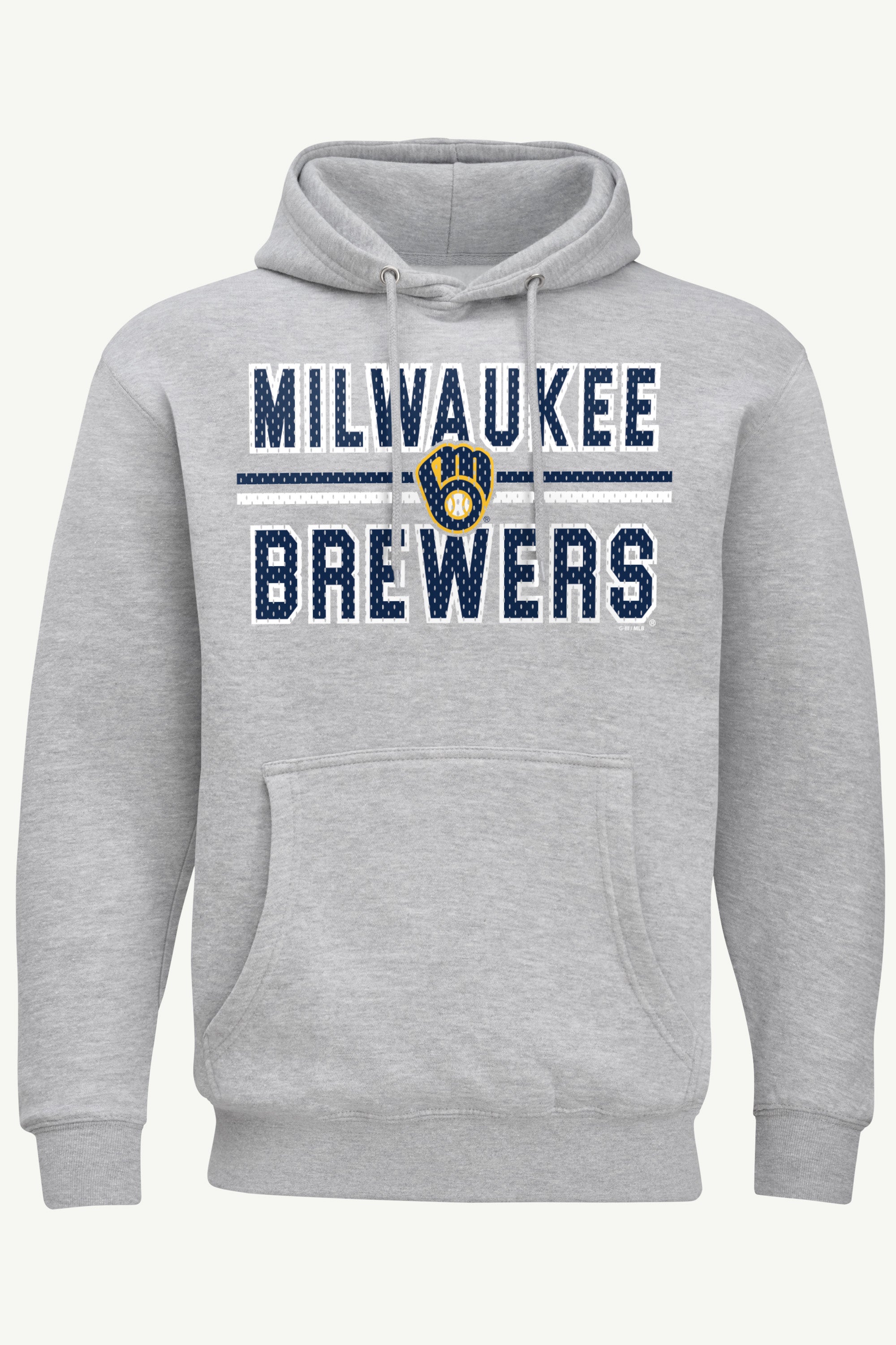 MENS MILWAUKEE BREWERS MESH LOOK HOODIE View 1 | Milwaukee Brewers MENS MILWAUKEE BREWERS MESH LOOK HOODIE View 1 | Milwaukee Brewers