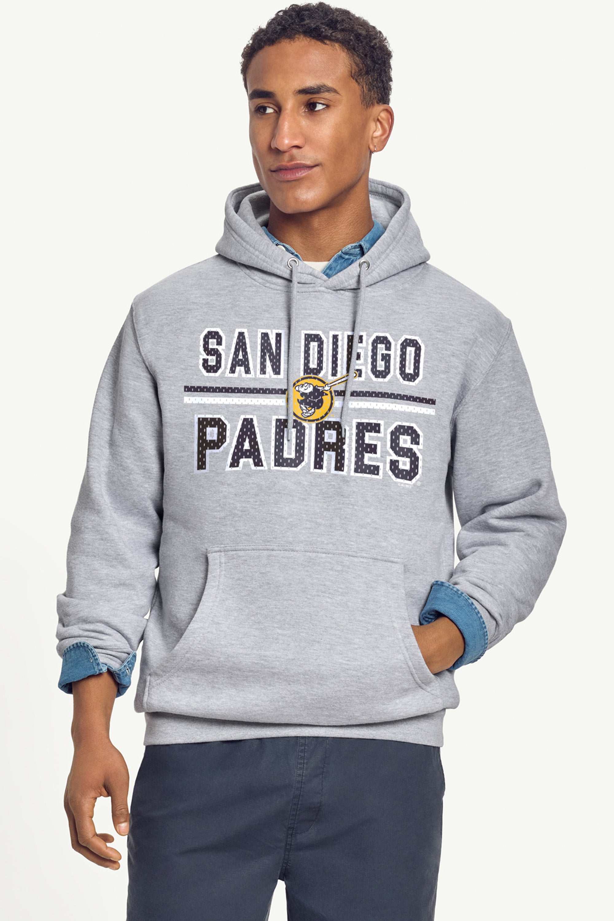 MENS SAN DIEGO PADRES MESH LOOK HOODIE View 2 | San Diego Padres MENS SAN DIEGO PADRES MESH LOOK HOODIE View 2 | San Diego Padres