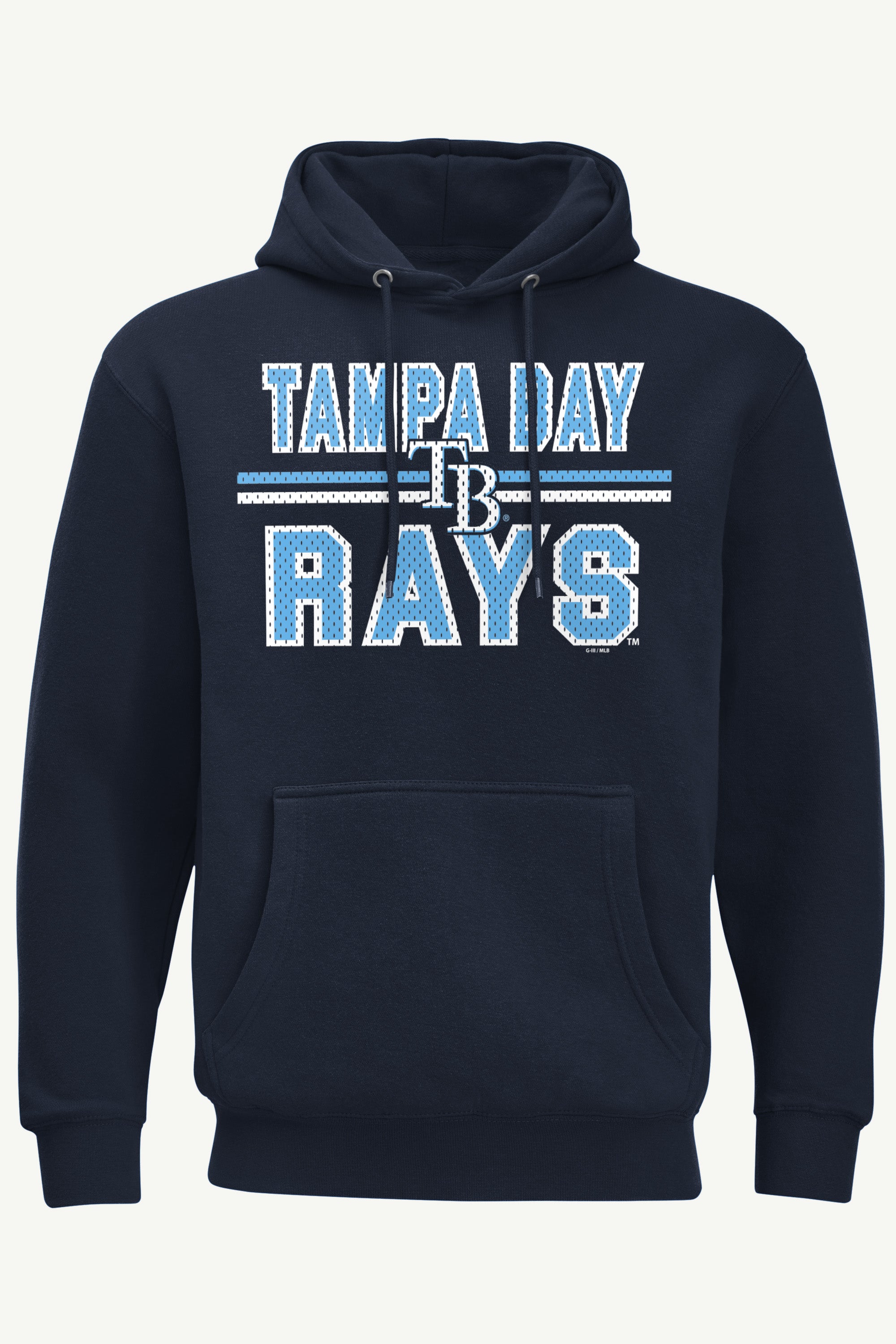 MENS TAMPA BAY RAYS MESH LOOK HOODIE View 1 MENS TAMPA BAY RAYS MESH LOOK HOODIE View 1