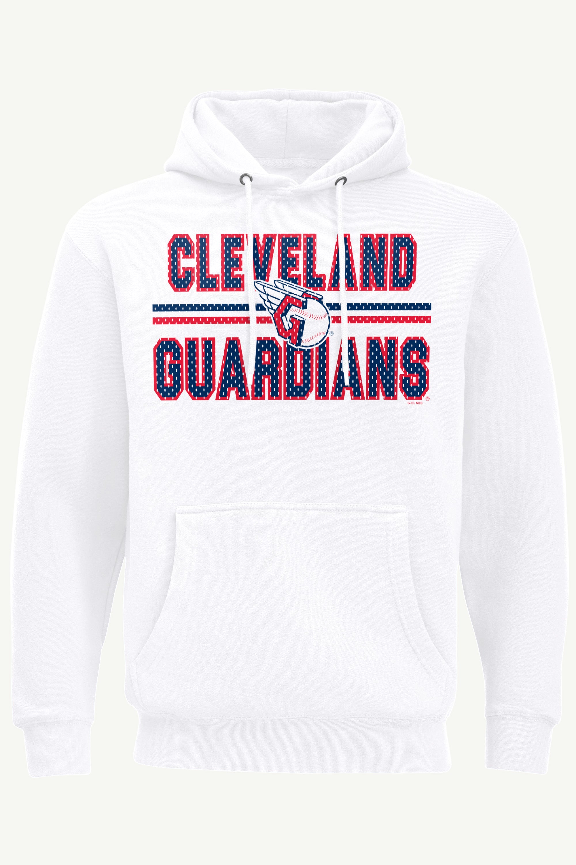 MENS CLEVELAND GUARDIANS MESH LOOK HOODIE View 1 | MLB MENS CLEVELAND GUARDIANS MESH LOOK HOODIE View 1 | MLB