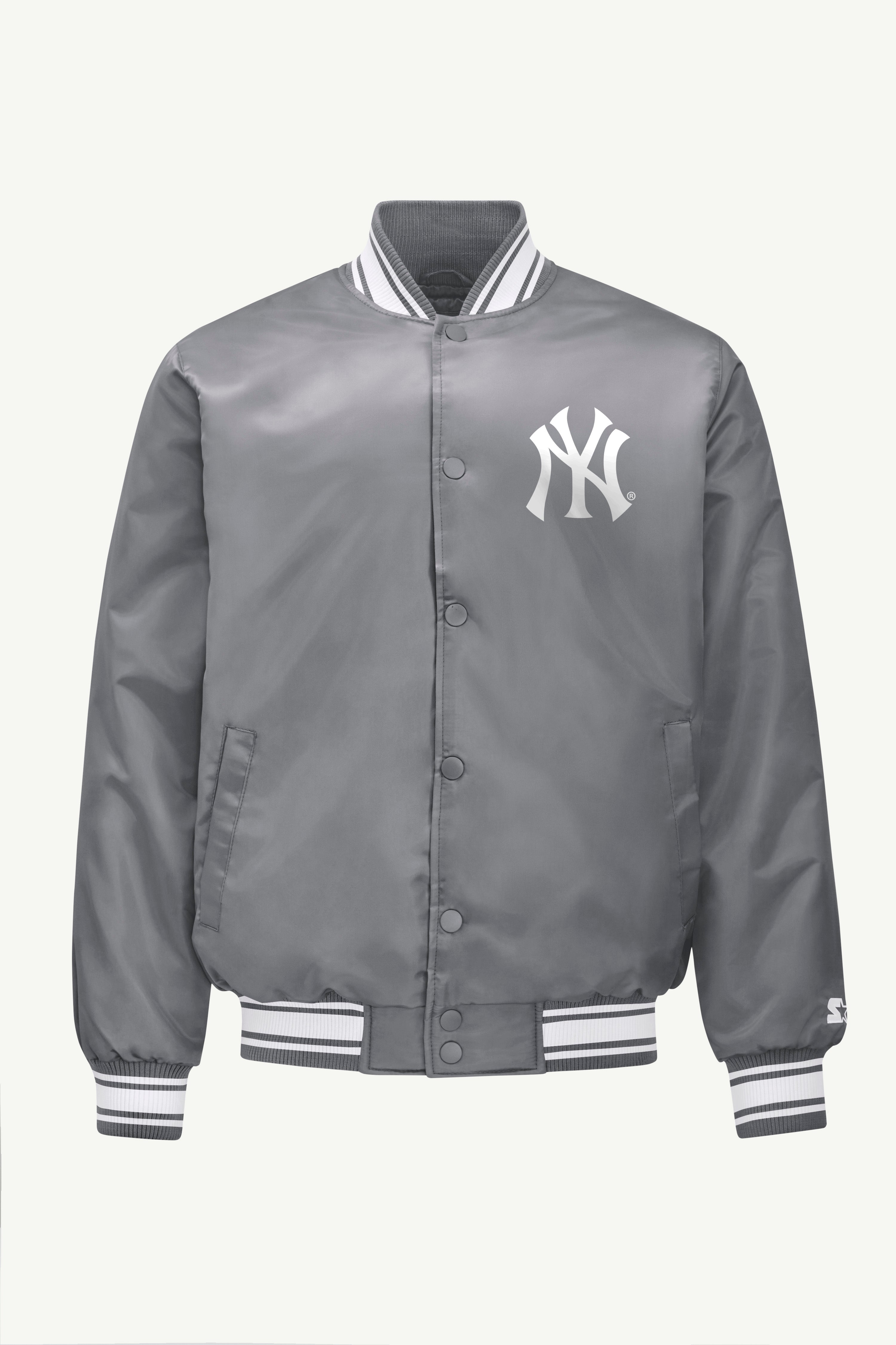MENS NEW YORK YANKEES SATIN VARISTY JACKET View 4 MENS NEW YORK YANKEES SATIN VARISTY JACKET View 4