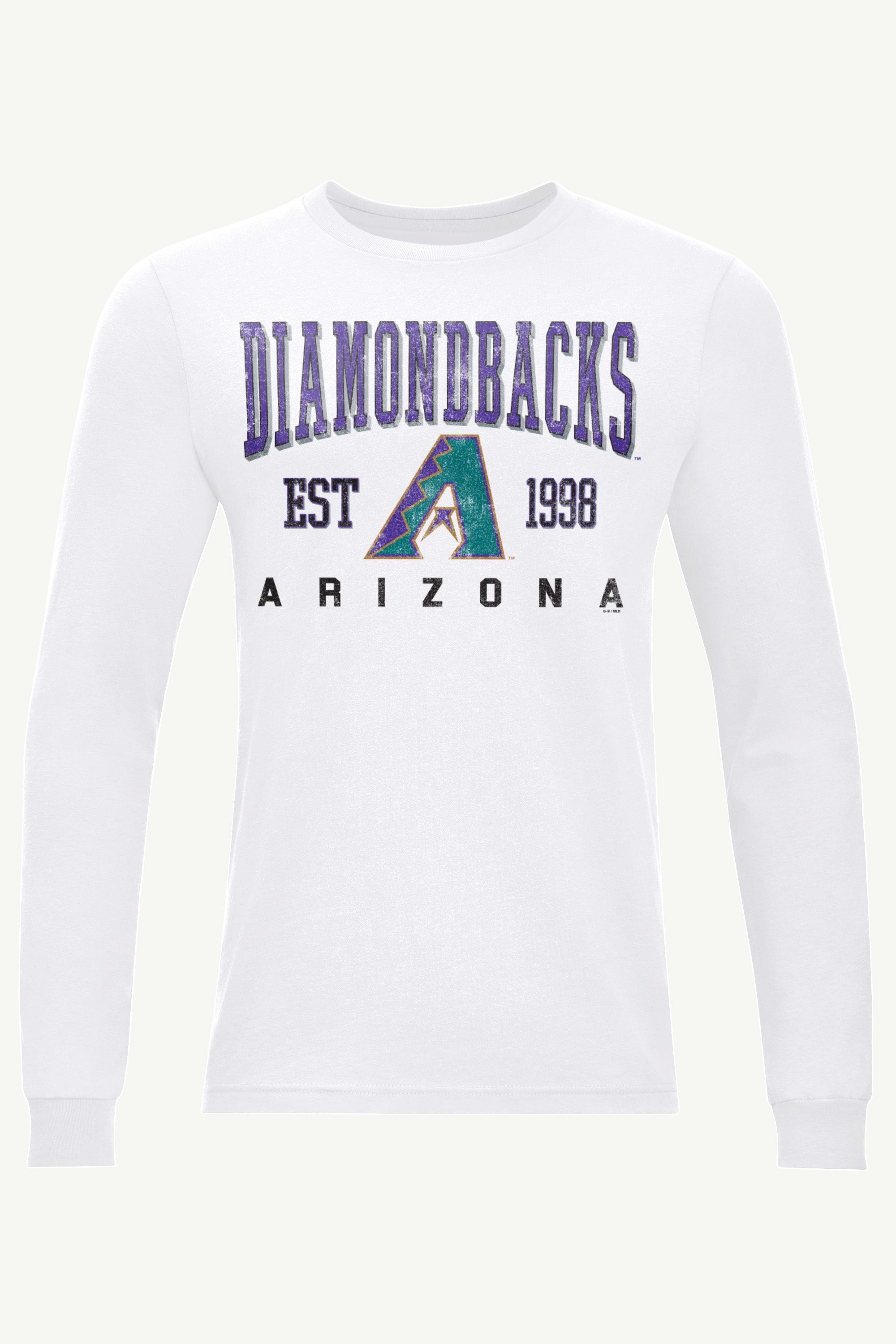 MENS ARIZONA DIAMONDBACKS RETRO LONG SLEEVE T SHIRT View 1 | Arizona Diamondbacks MENS ARIZONA DIAMONDBACKS RETRO LONG SLEEVE T SHIRT View 1 | Arizona Diamondbacks