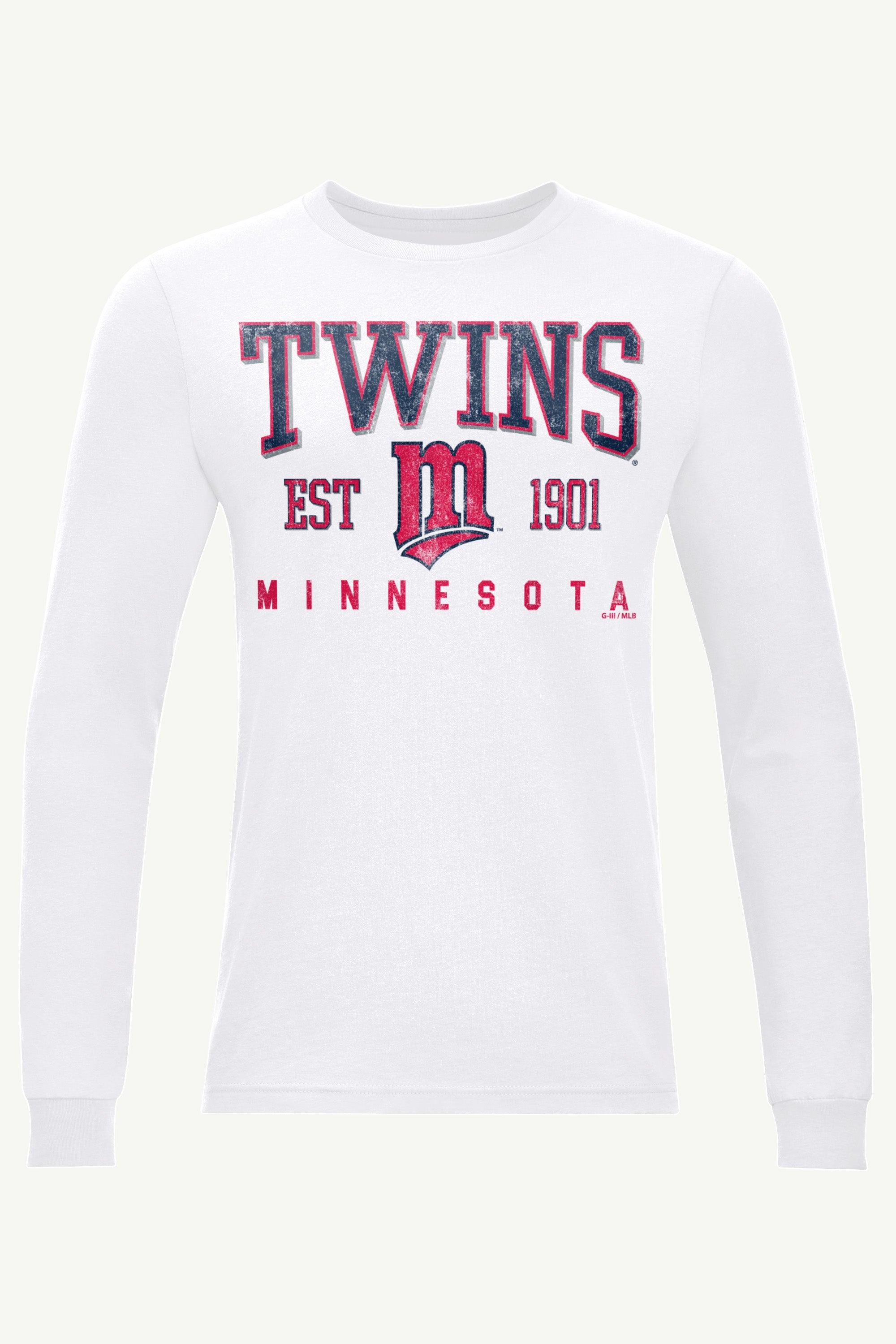 MENS MINNESOTA TWINS RETRO LONG SLEEVE T SHIRT View 1 | DTG MENS MINNESOTA TWINS RETRO LONG SLEEVE T SHIRT View 1 | DTG