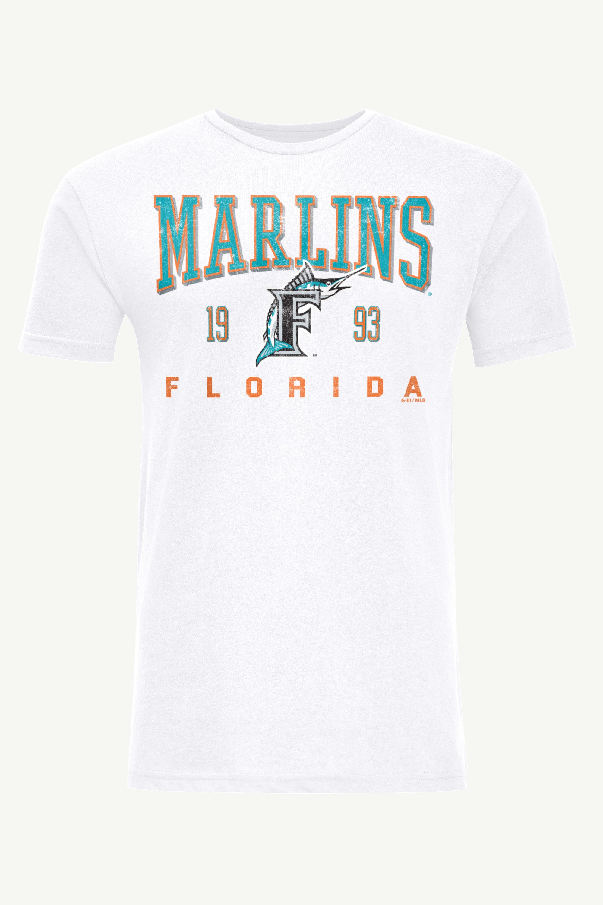 MENS MIAMI MARLINS RETRO T SHIRT View 1 | Miami Marlins MENS MIAMI MARLINS RETRO T SHIRT View 1 | Miami Marlins