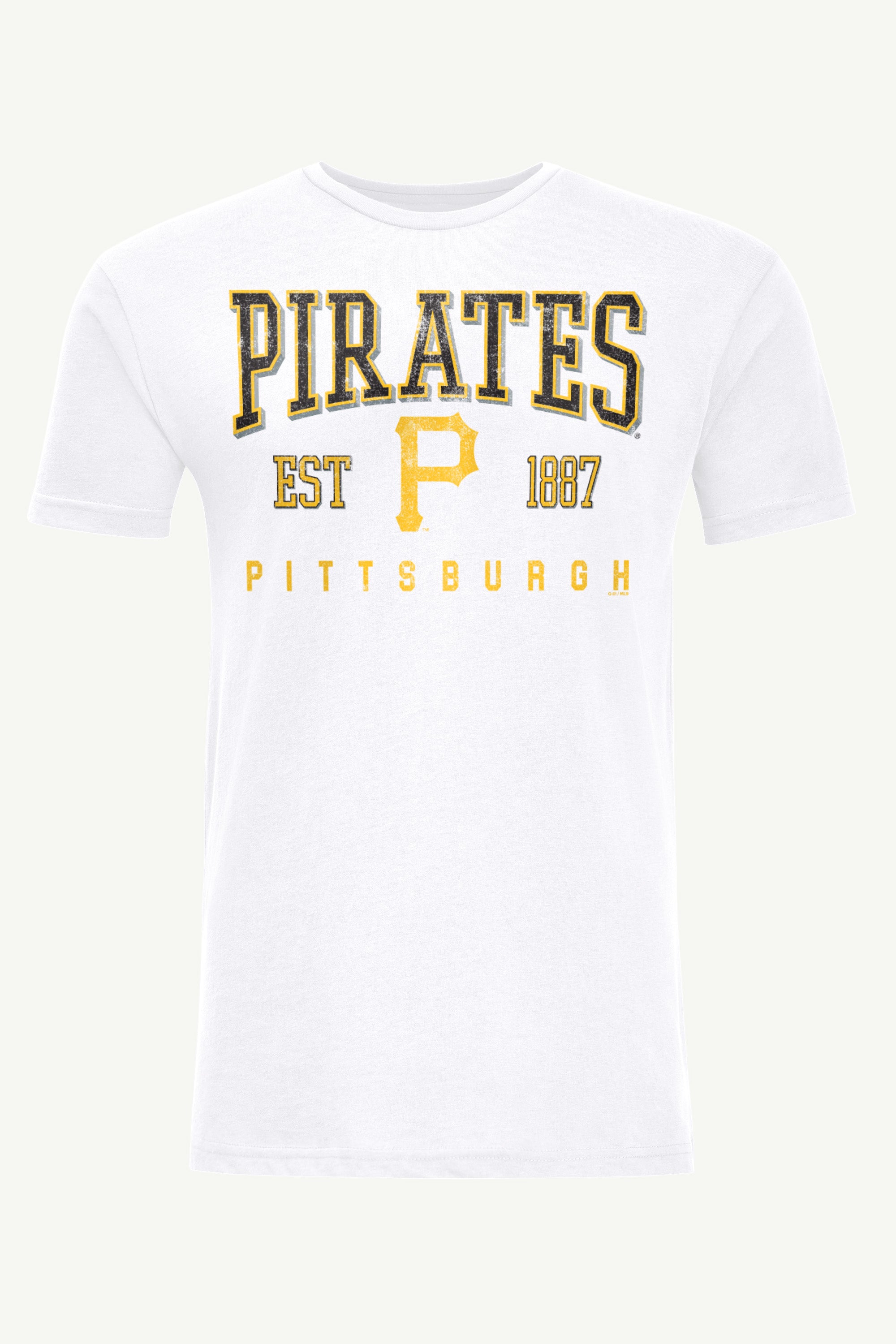 MENS PITTSBURGH PIRATES RETRO T SHIRT View 1 MENS PITTSBURGH PIRATES RETRO T SHIRT View 1