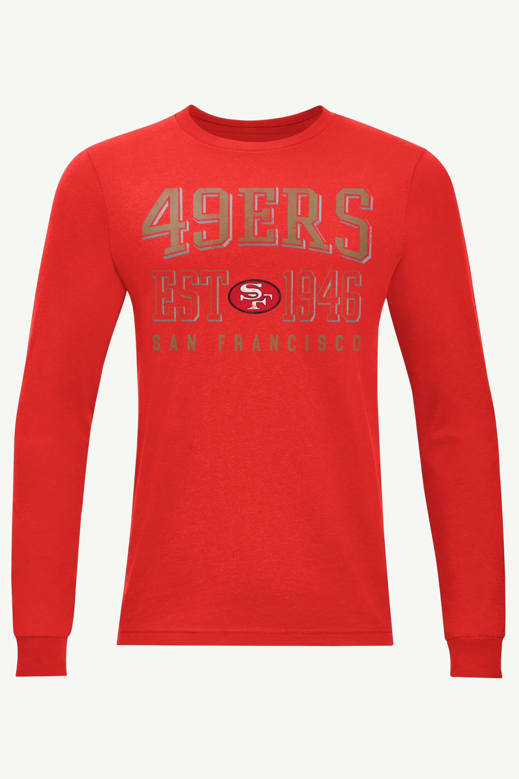 MENS SAN FRANCISCO 49ERs RETRO LONG SLEEVE T SHIRT View 1 | San Francisco 49ers MENS SAN FRANCISCO 49ERs RETRO LONG SLEEVE T SHIRT View 1 | San Francisco 49ers