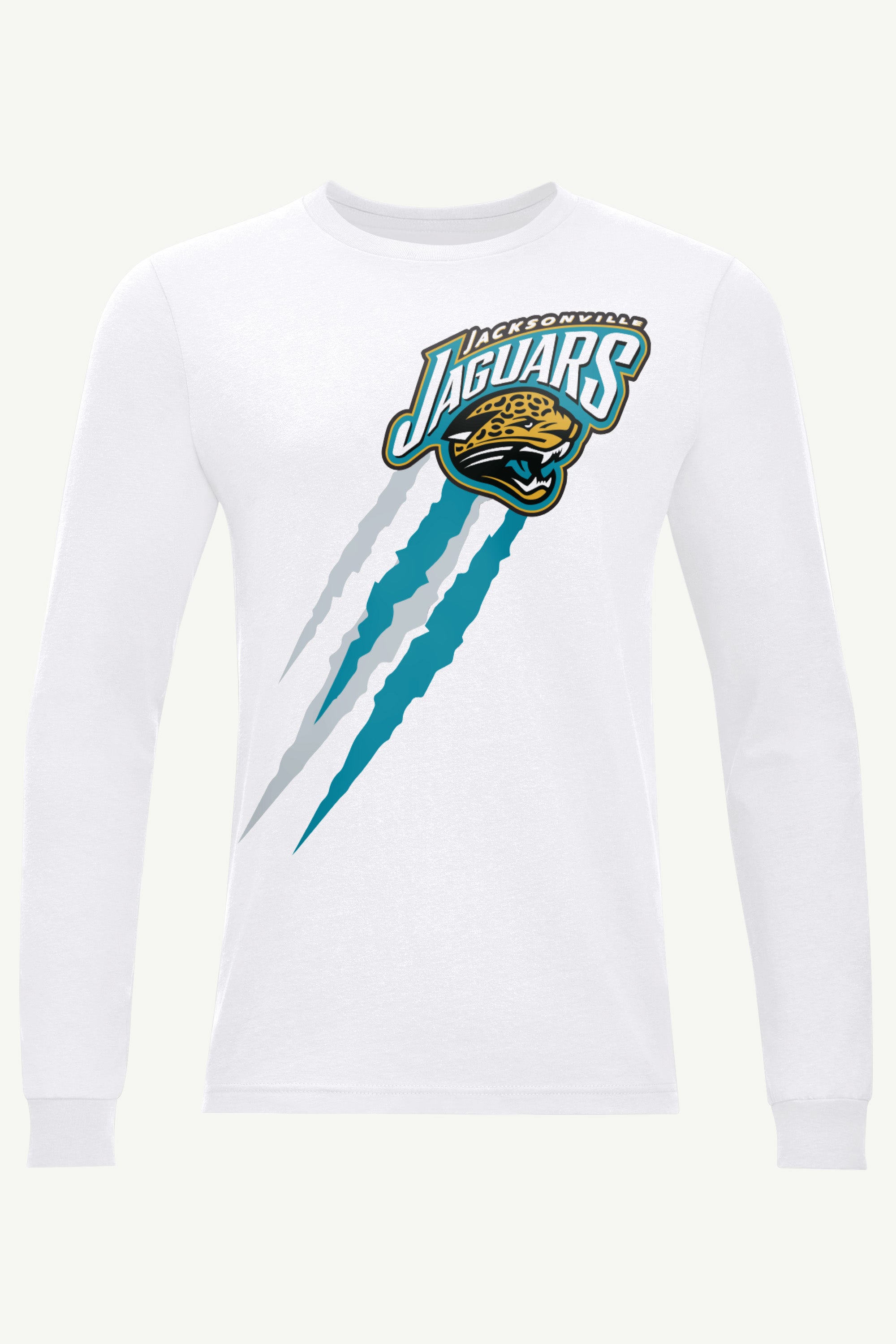 MENS JACKSONVILLE JAGUARS COLOR SCRATCH RETRO LONG SLEEVE T SHIRT View 1 | Jacksonville Jaguars MENS JACKSONVILLE JAGUARS COLOR SCRATCH RETRO LONG SLEEVE T SHIRT View 1 | Jacksonville Jaguars