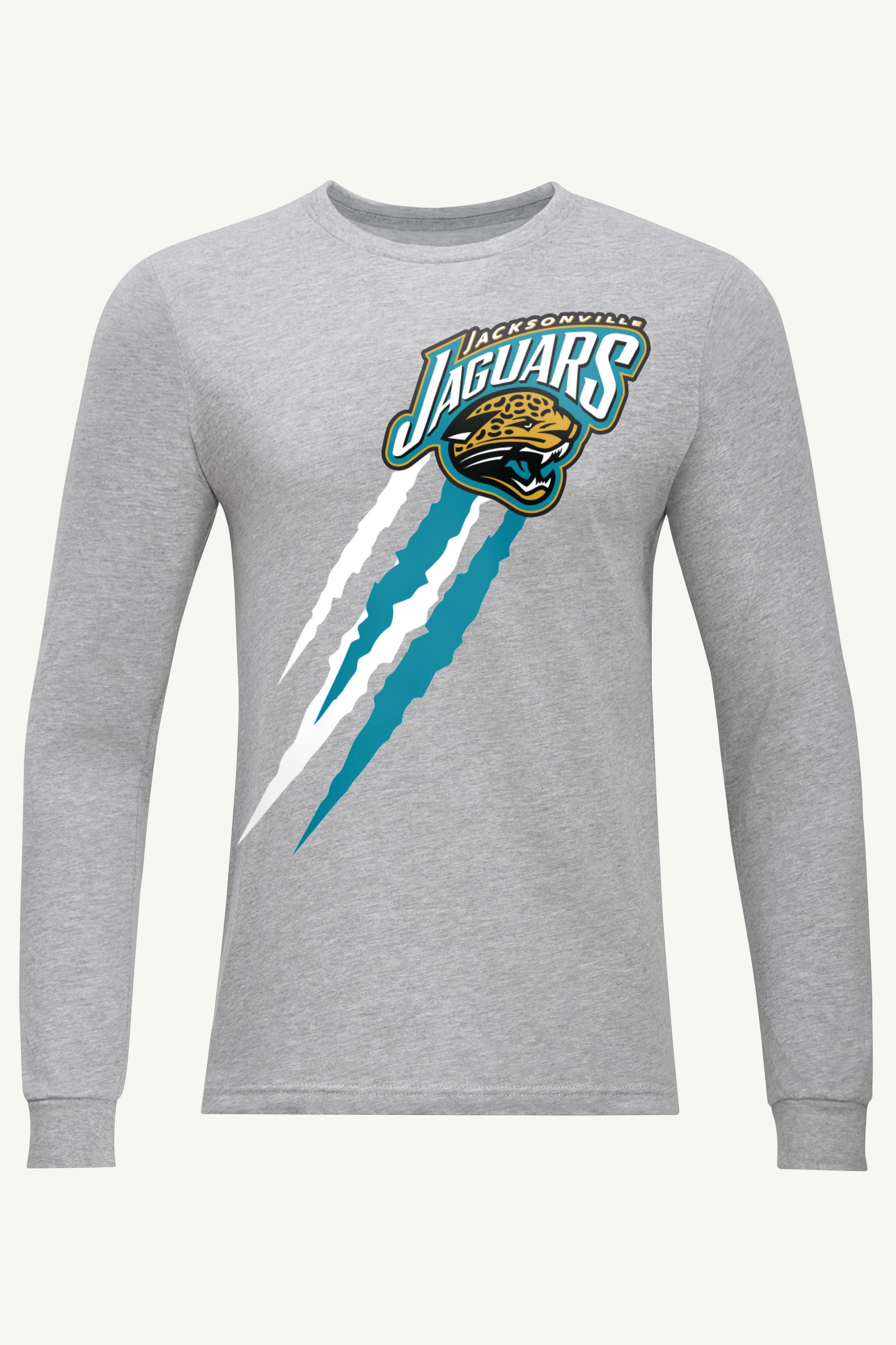 MENS JACKSONVILLE JAGUARS COLOR SCRATCH RETRO LONG SLEEVE T SHIRT View 1 | Jacksonville Jaguars MENS JACKSONVILLE JAGUARS COLOR SCRATCH RETRO LONG SLEEVE T SHIRT View 1 | Jacksonville Jaguars