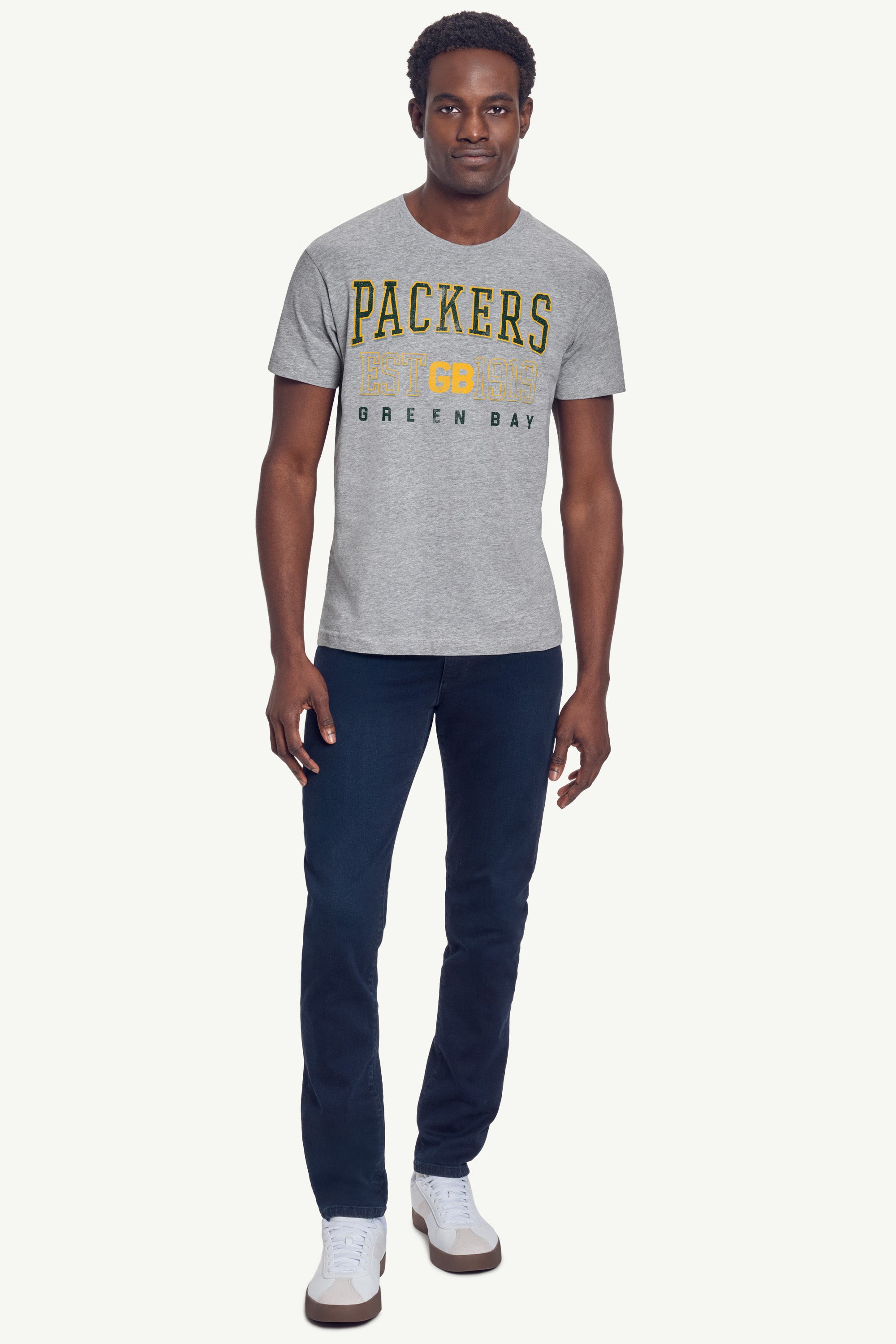 MENS GREEN BAY PACKERS RETRO T SHIRT View 2 | Green Bay Packers MENS GREEN BAY PACKERS RETRO T SHIRT View 2 | Green Bay Packers