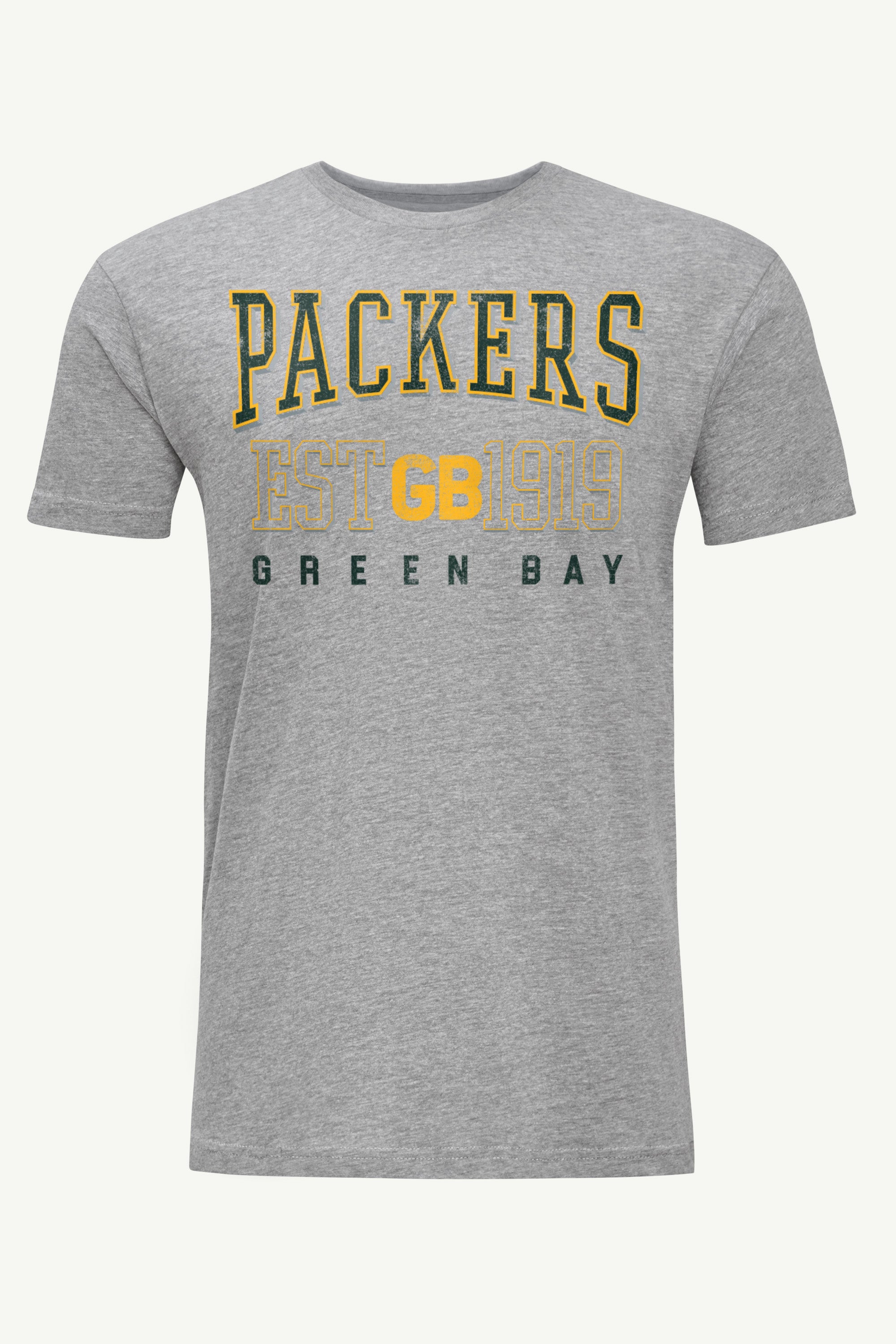 MENS GREEN BAY PACKERS RETRO T SHIRT View 1 | Green Bay Packers MENS GREEN BAY PACKERS RETRO T SHIRT View 1 | Green Bay Packers