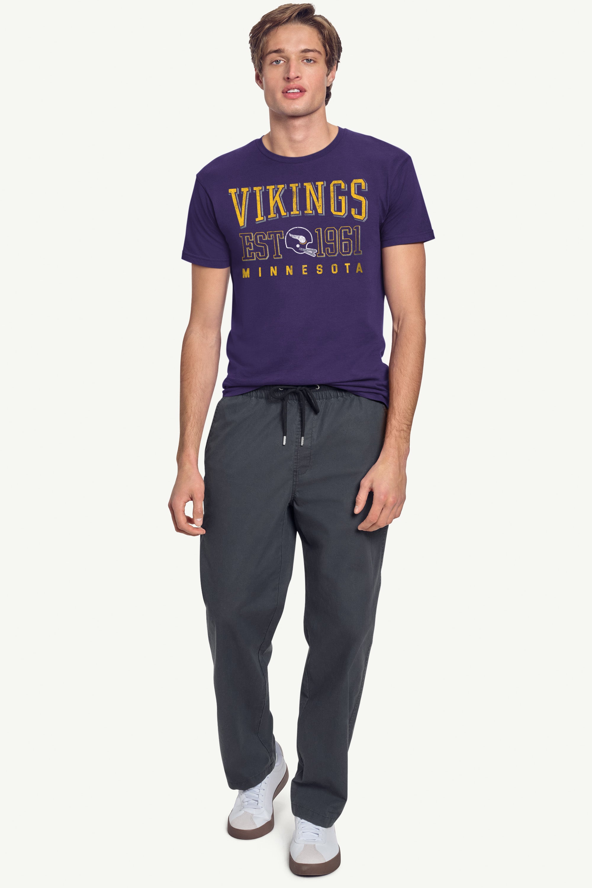MENS MINNESOTA VIKINGS RETRO T SHIRT View 3 | Minnesota Vikings MENS MINNESOTA VIKINGS RETRO T SHIRT View 3 | Minnesota Vikings