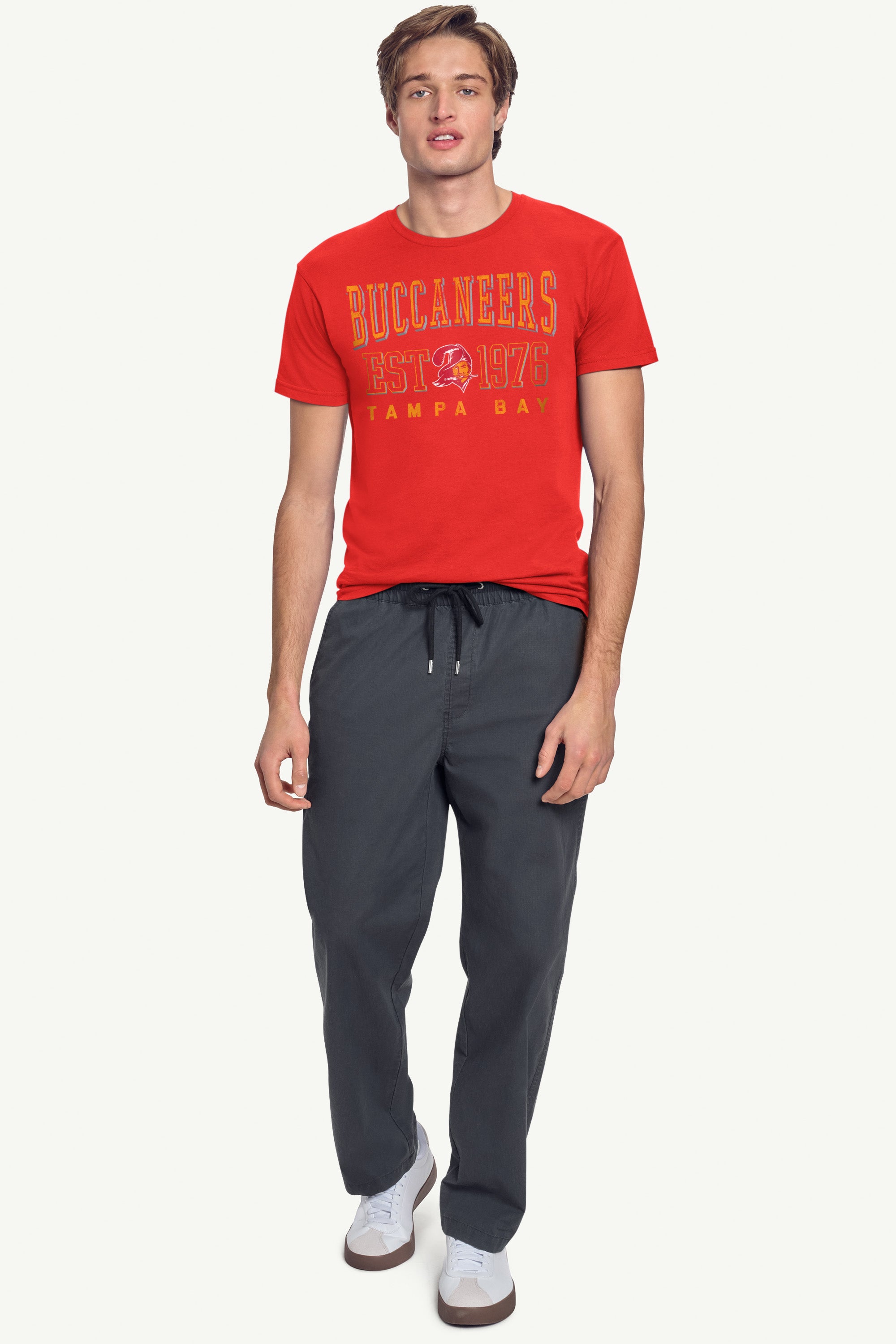 MENS TAMPA BAY BUCCANEERS RETRO T SHIRT View 3 | Tampa Bay Buccaneers MENS TAMPA BAY BUCCANEERS RETRO T SHIRT View 3 | Tampa Bay Buccaneers
