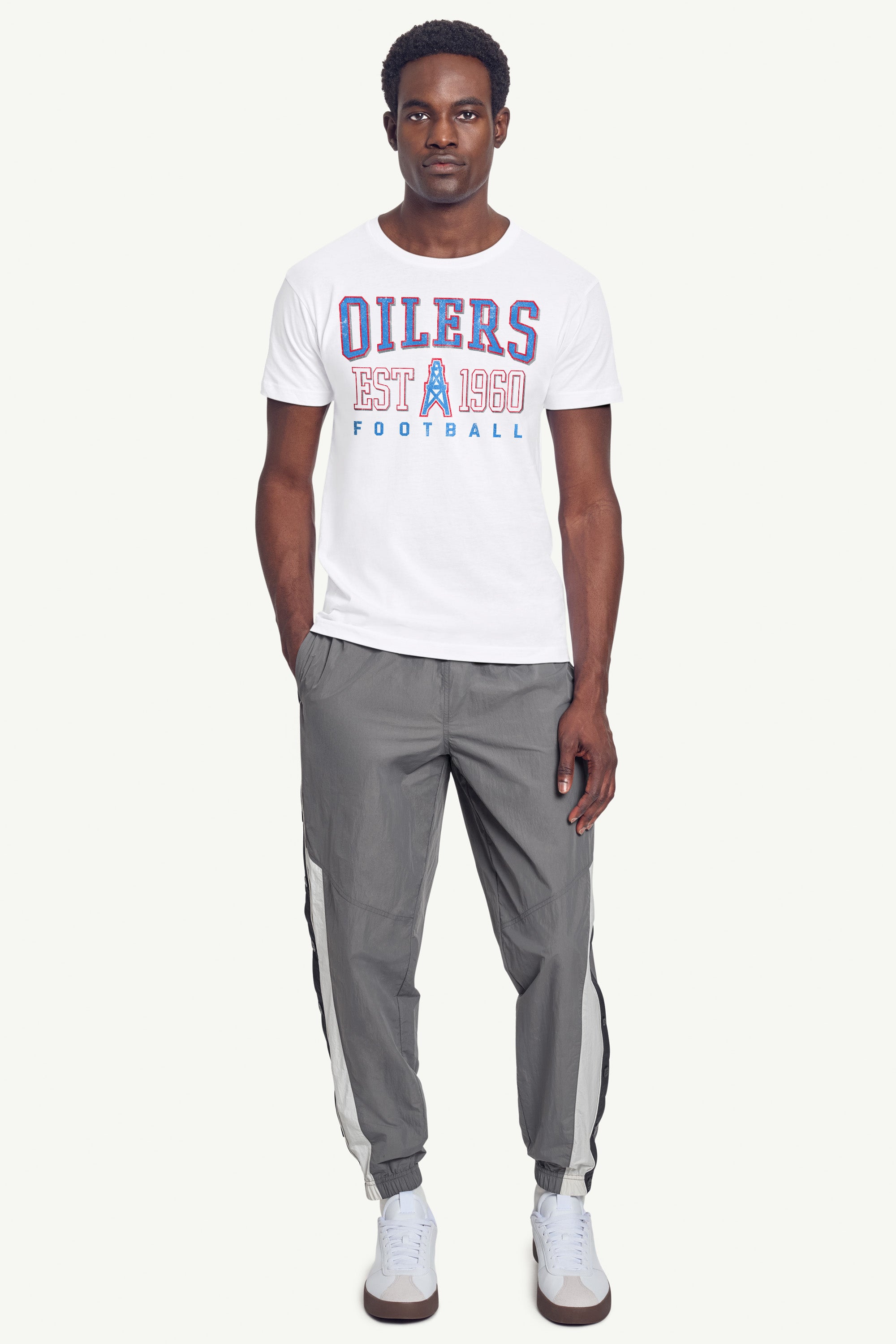 MENS HOUSTON OILERS RETRO T SHIRT View 3 MENS HOUSTON OILERS RETRO T SHIRT View 3