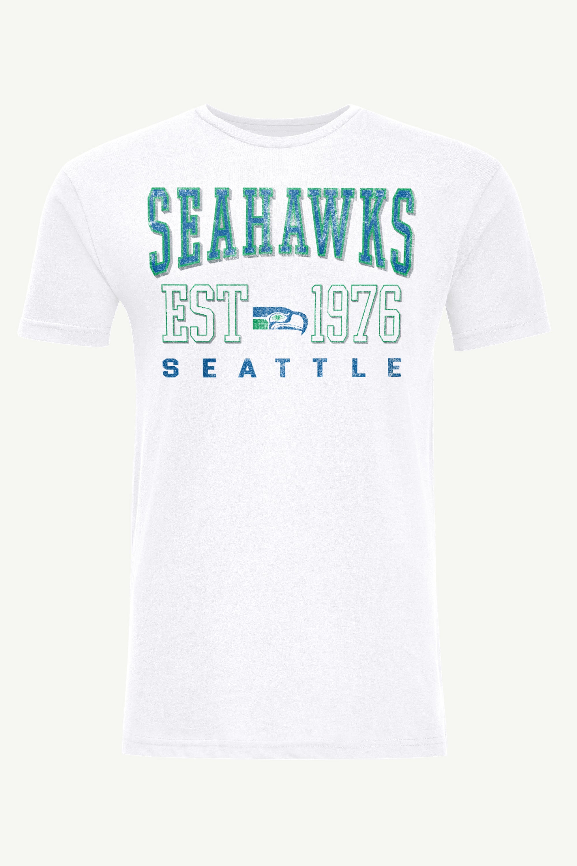 MENS SEATTLE SEAHAWKS RETRO T SHIRT View 1 MENS SEATTLE SEAHAWKS RETRO T SHIRT View 1