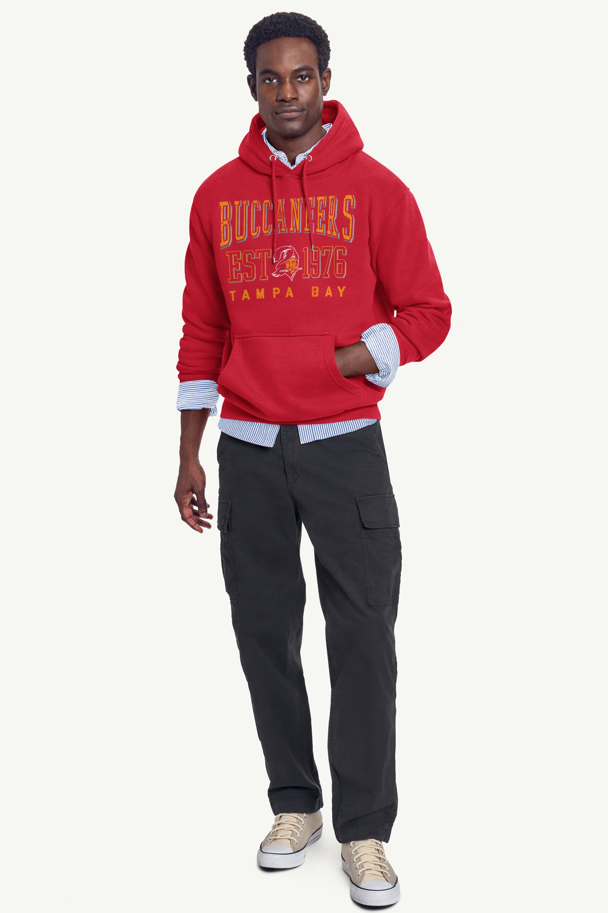 MENS TAMPA BAY BUCCANEERS RETRO HOODIE View 3 | Tampa Bay Buccaneers MENS TAMPA BAY BUCCANEERS RETRO HOODIE View 3 | Tampa Bay Buccaneers