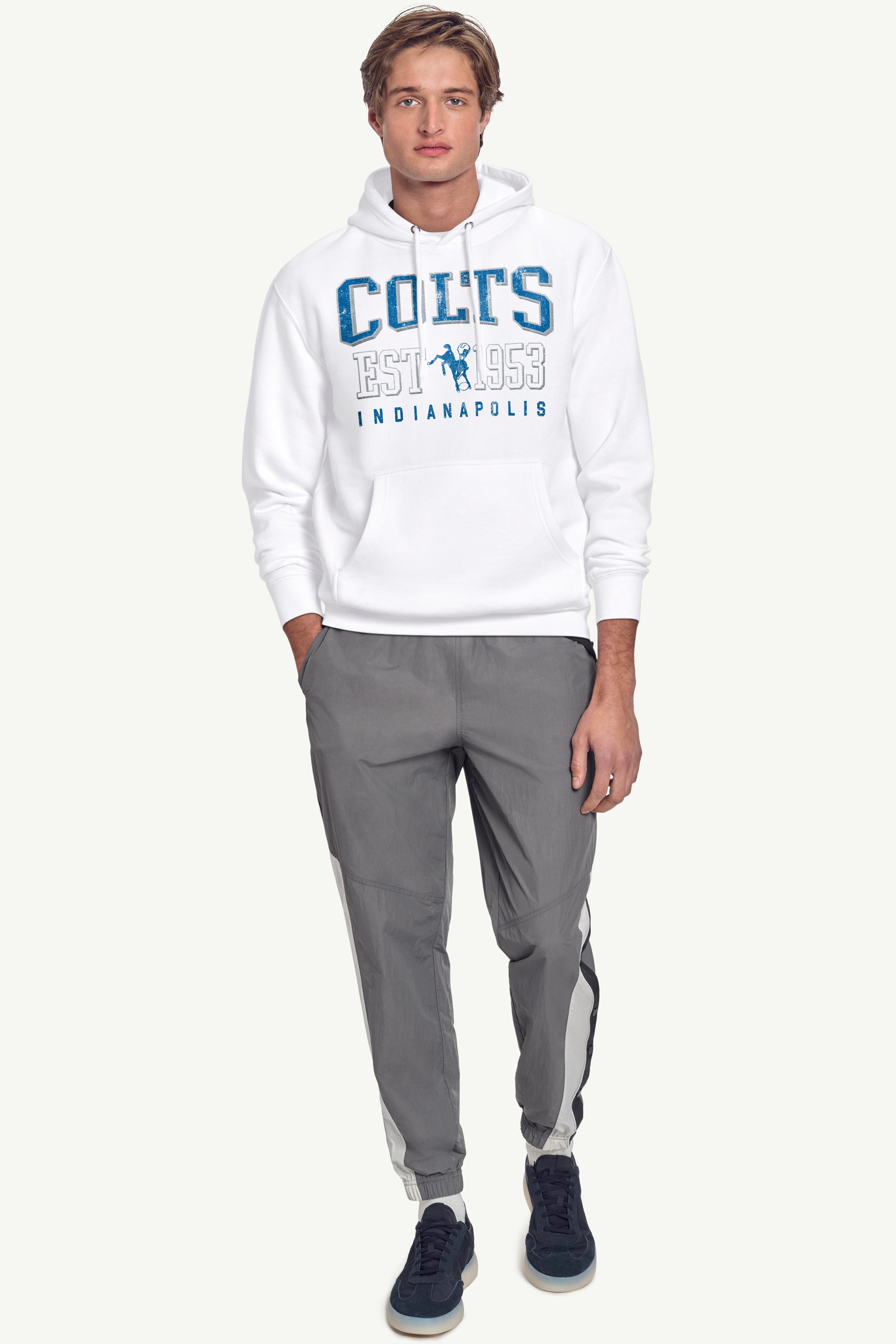 MENS INDIANAPOLIS COLTS RETRO HOODIE View 2 | Men's Sweatshirts MENS INDIANAPOLIS COLTS RETRO HOODIE View 2 | Men's Sweatshirts
