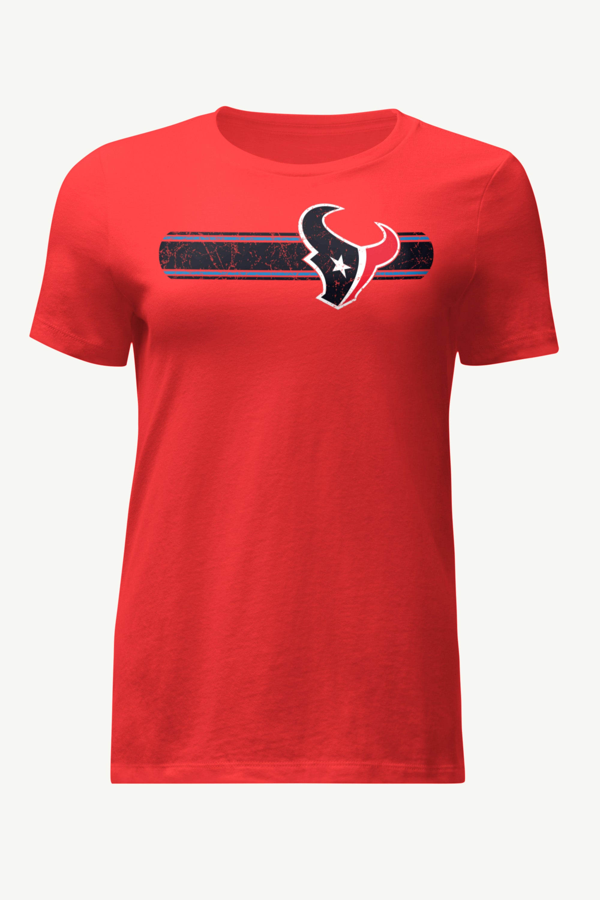 WOMENS HOUSTON TEXANS STRIPE T SHIRT View 1 | Houston Texans WOMENS HOUSTON TEXANS STRIPE T SHIRT View 1 | Houston Texans
